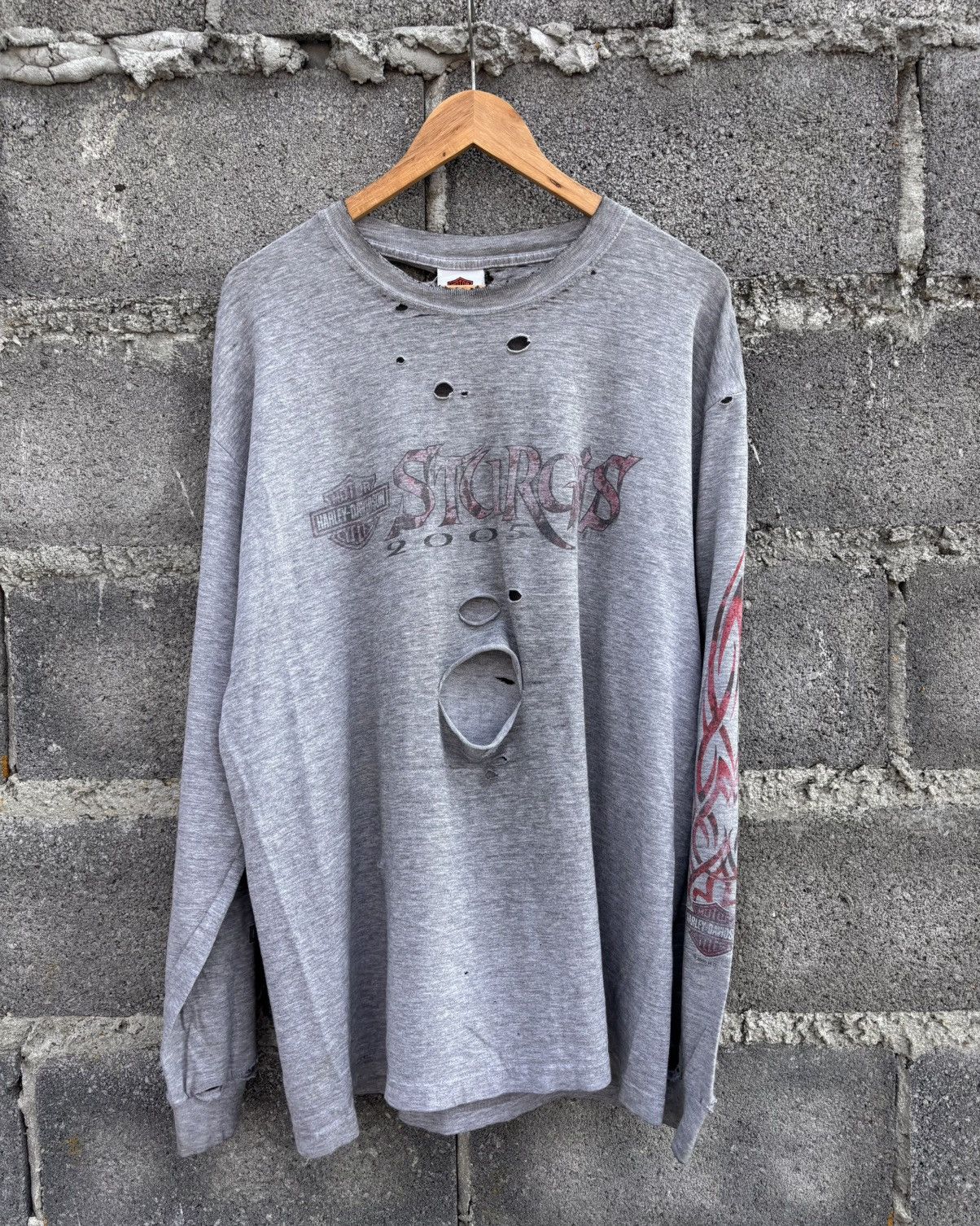 Harley Davidson Thrashed Sturgis Harley Davidson Sweatshirt Size US L / EU 52-54 / 3 - 6 Thumbnail