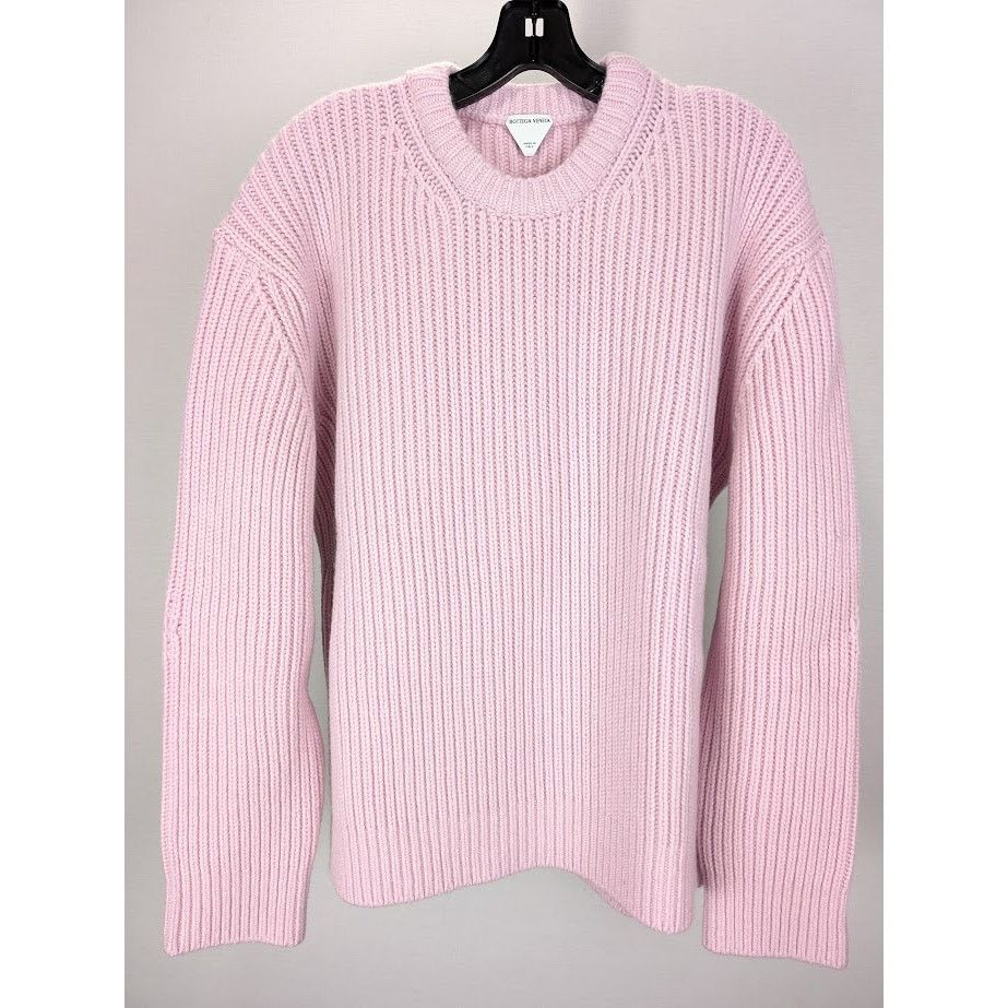 Bottega Veneta o1rshd1 English Rib Sweater Knit in Camelia L Size US L / EU 52-54 / 3 - 2 Thumbnail