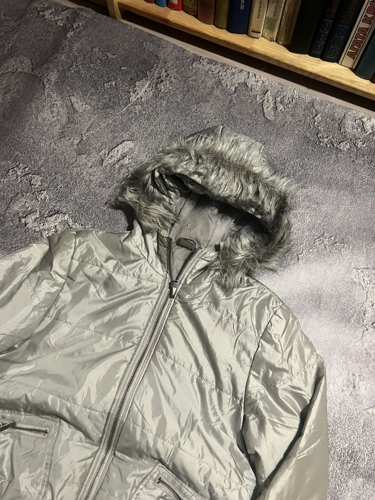 Japanese Brand Glamour Y2K Silver Bomber / Balenciaga Style / AvanGarde 90 Size US S / EU 44-46 / 1 - 6 Thumbnail