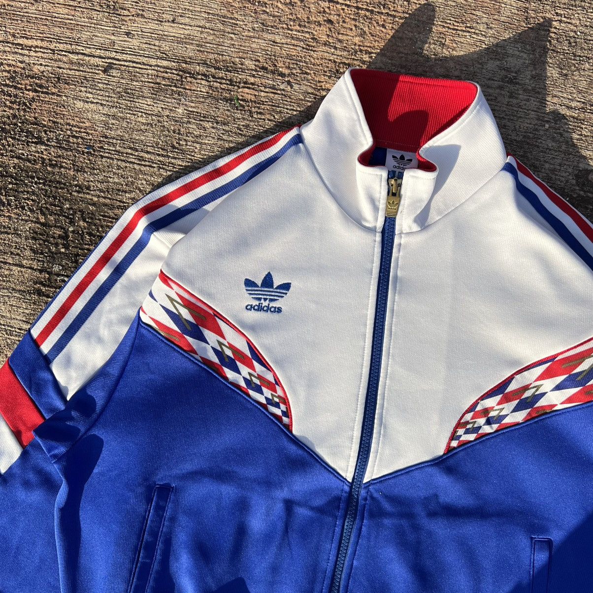 Adidas × Vintage Vintage Adidas Tracktop Vortis Tokushima Otsuka F.C Jacket Size US L / EU 52-54 / 3 - 4 Thumbnail