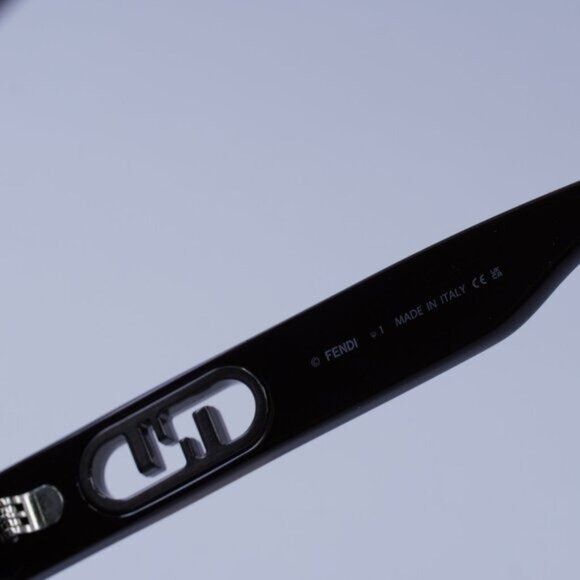 Fendi Fendi FE40107F 52E Sunglasses Dark Havana Square Frame, Brow Size ONE SIZE - 7 Thumbnail