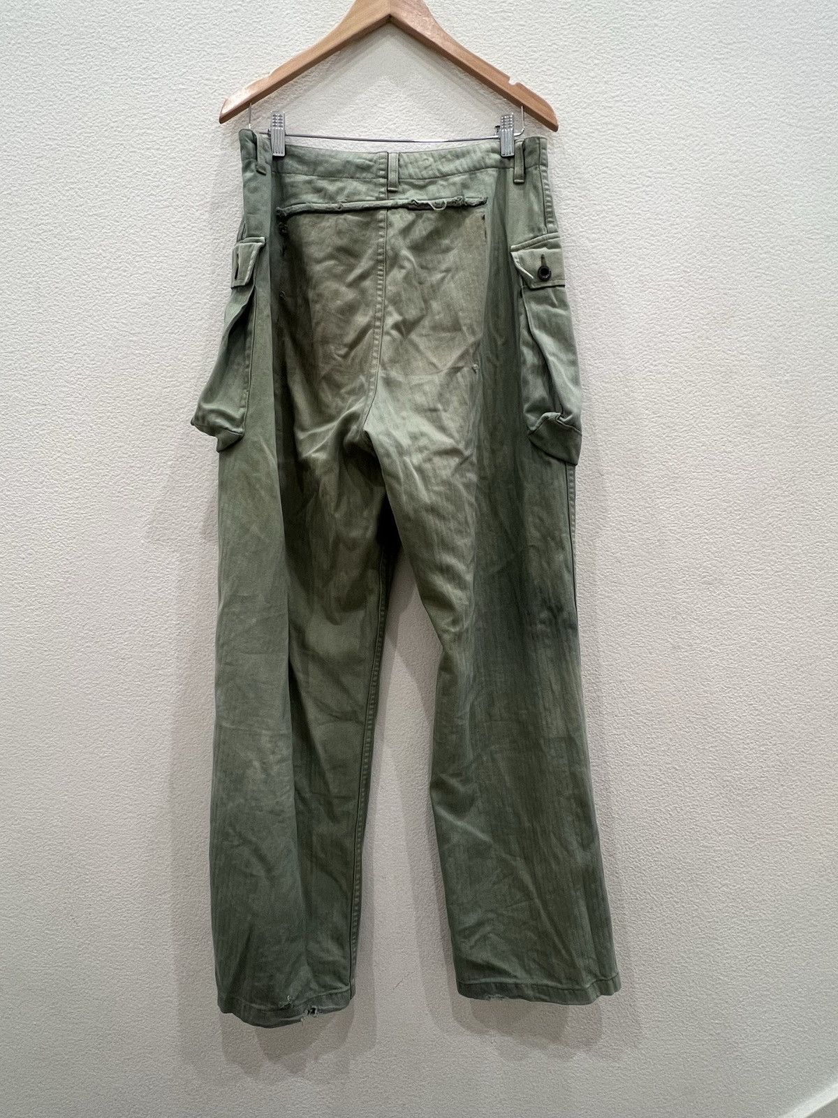 Johnbull × Vintage Vintage 90s John Bull HBT usmc cargo monkey pants repo Size US 33 - 2 Thumbnail
