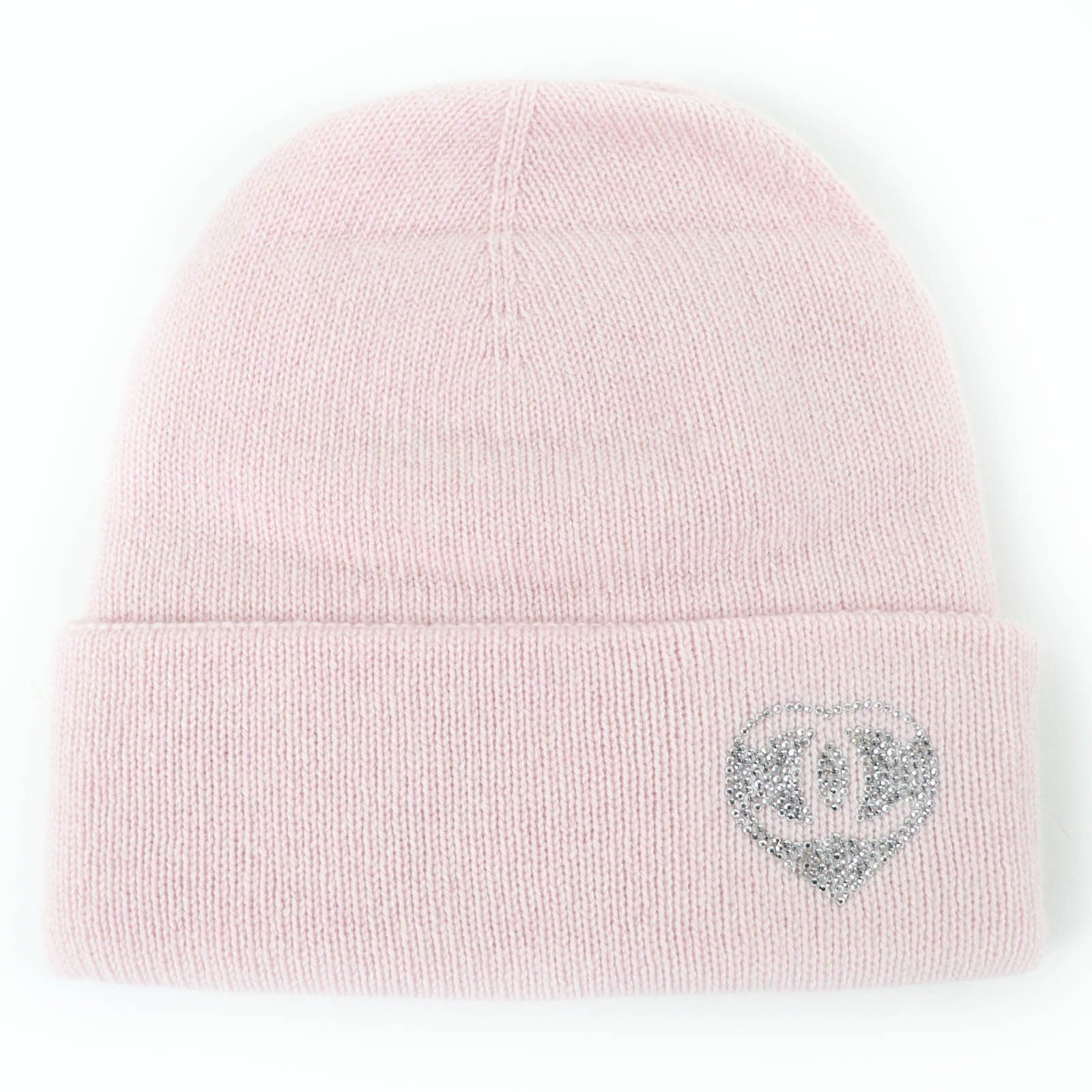 Chanel Chanel Chanel COCO Mark Heart Cashmere Knit Cap Textile Hats DUTY FREE for USA Size ONE SIZE - 1 Thumbnail