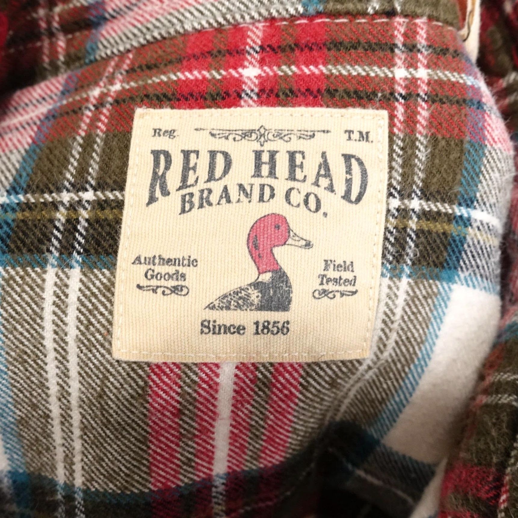 Vintage VINTAGE RedHead Mens Flannel Shirt Medium Long Sleeve Plaid Cotton Outdoors Men Size US M / EU 48-50 / 2 - 6 Thumbnail