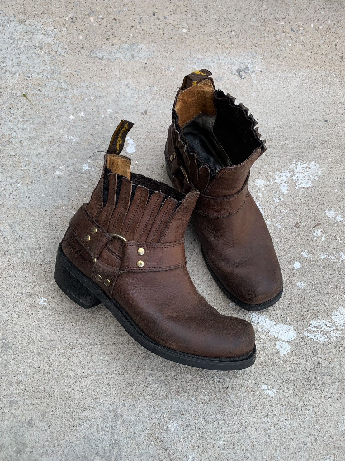 Genuine Leather Vintage Engineer Leather Boots Size US 9 / EU 42 - 3 Thumbnail