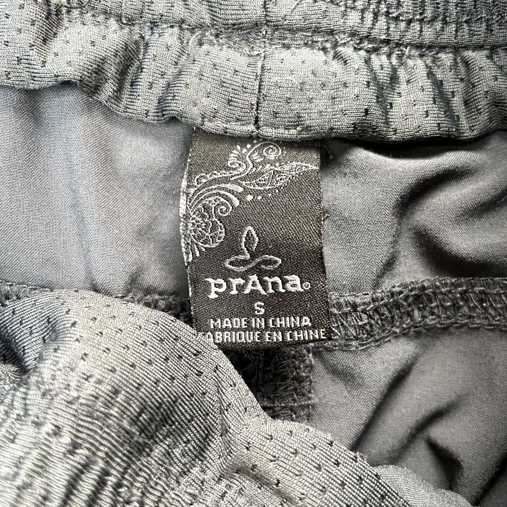Prana Prana Pants Womens Small Gray Ripstop Capri Drawstring Yoga Athleisure Size 28" / US 6 / IT 42 - 3 Thumbnail
