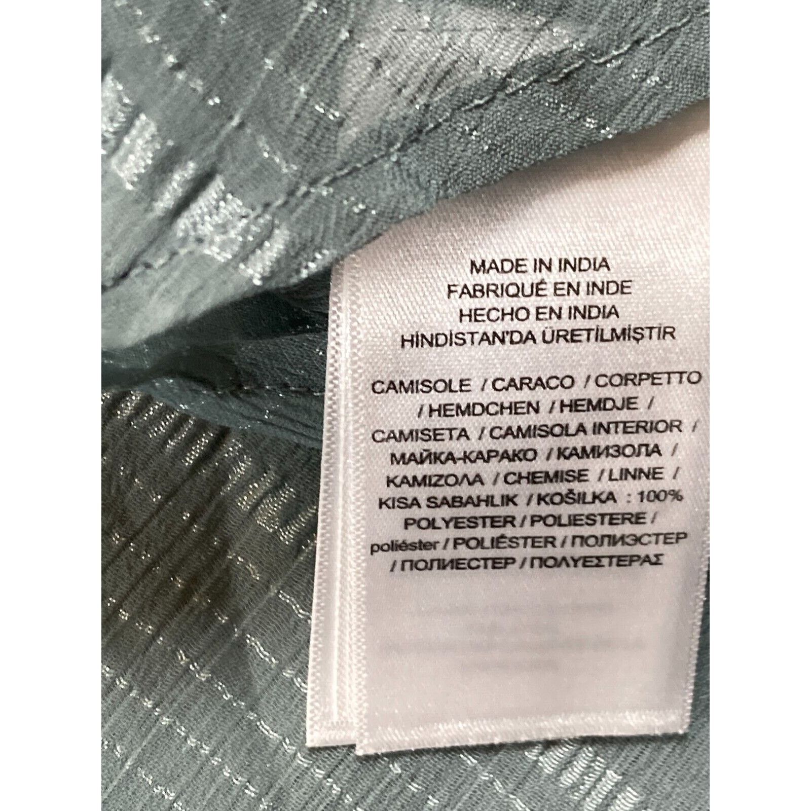 Lauren Ralph Lauren Ralph Lauren Women's Tie Neck Crinkle Blouse Green XS Size XS / US 0-2 / IT 36-38 - 10 Thumbnail