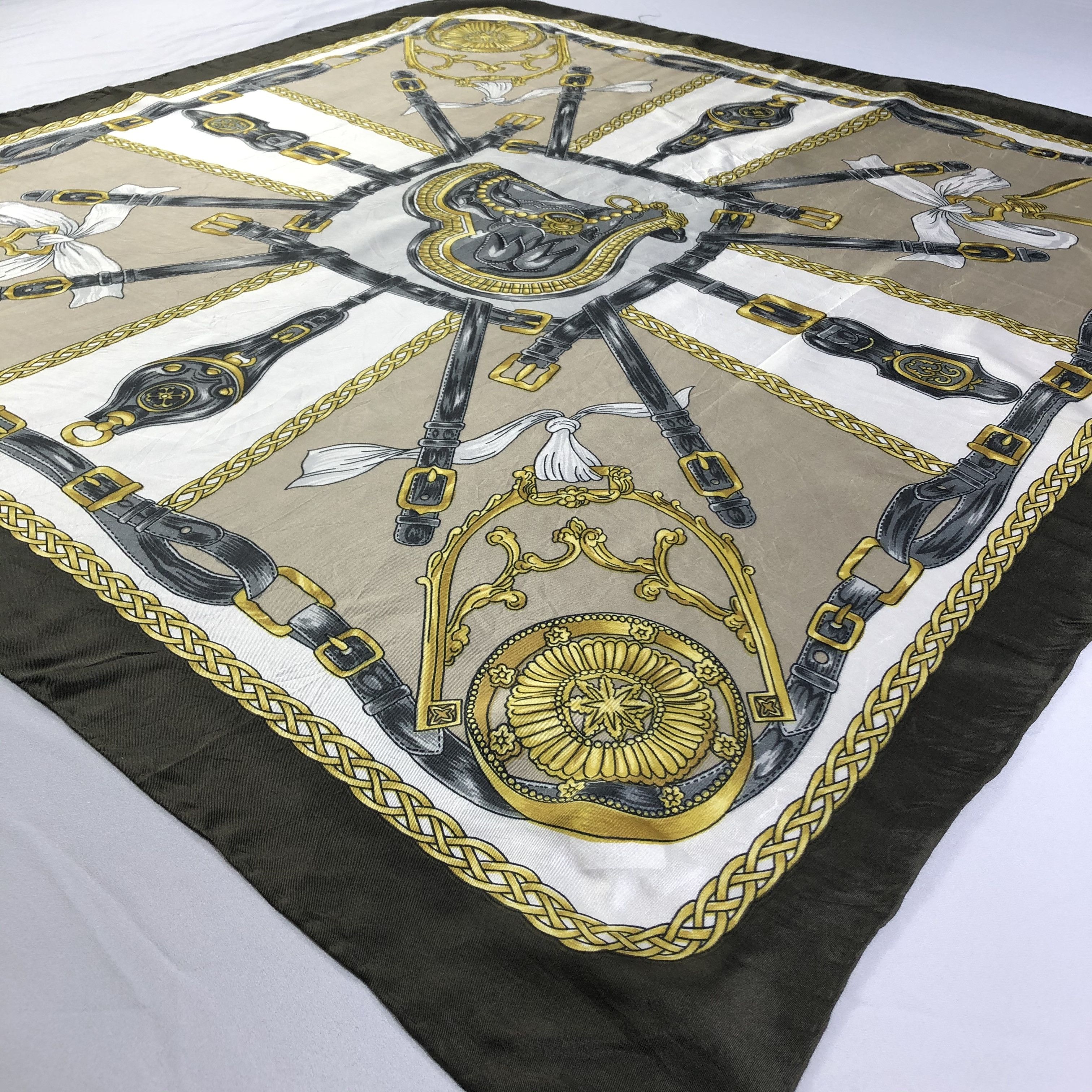 Vintage Vintage Silk Scarf Size ONE SIZE - 4 Thumbnail