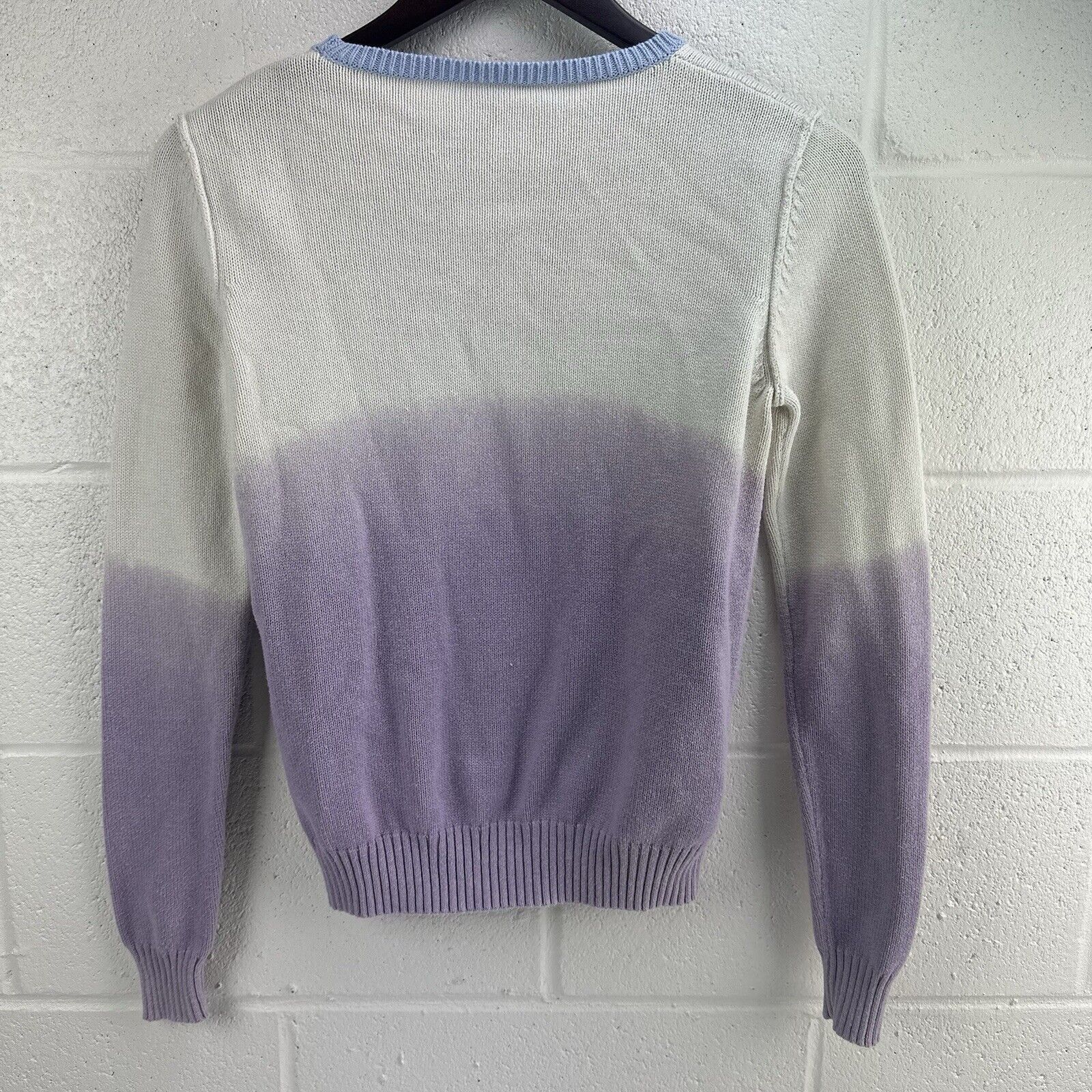 Carven Carven | S | Crew cream purple cotton/cashmere blend sweater Size S / US 4 / IT 40 - 9 Thumbnail