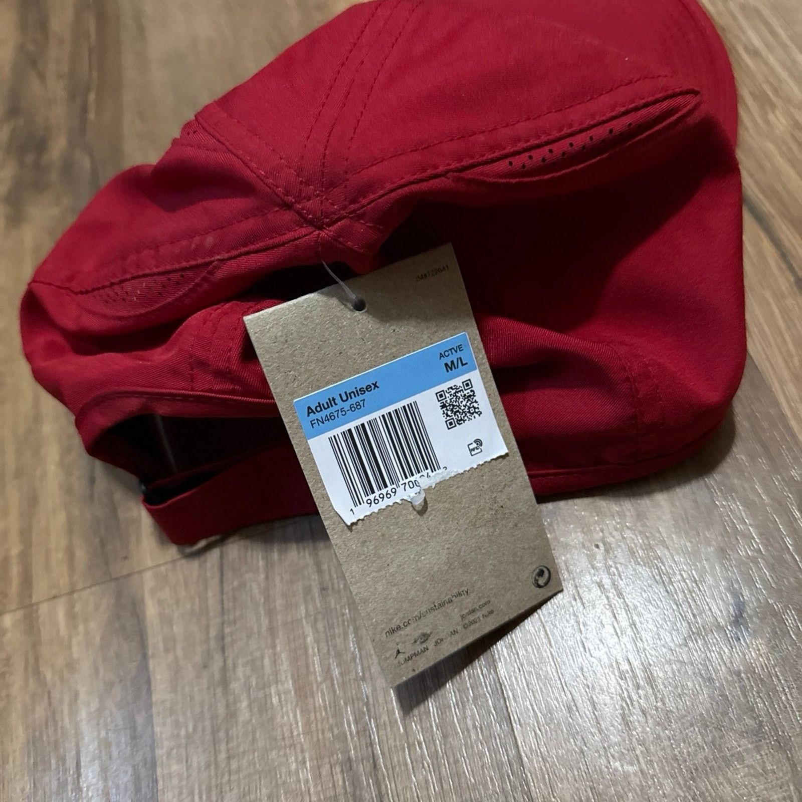 Jordan Brand Air Jordan Dri-Fit 6 Panel Hat Bred Size ONE SIZE - 3 Thumbnail