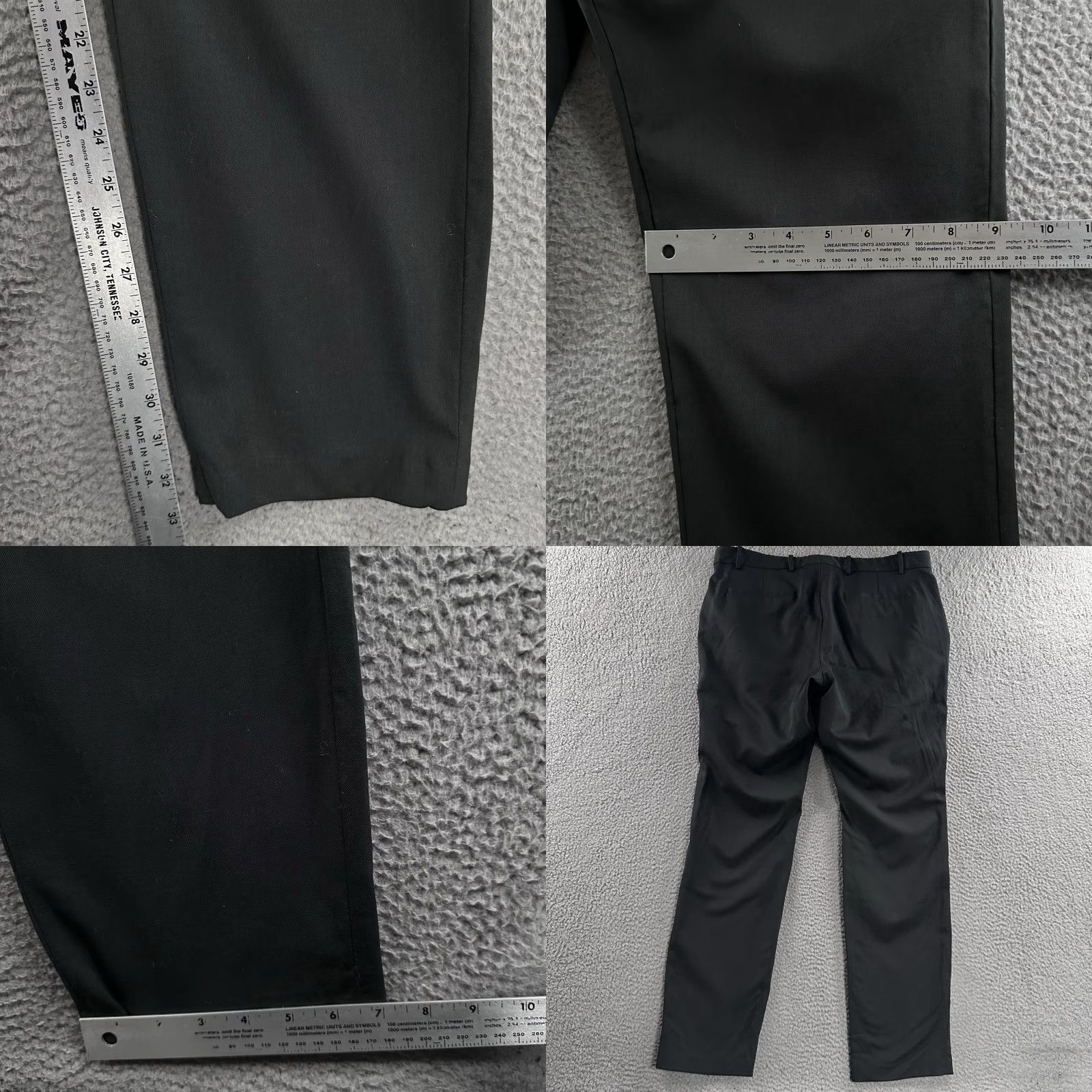 Everlane Everlane Dress Pants Mens Gray 38x34 Wool Blend Straight Front Size US 38 / EU 54 - 8 Thumbnail