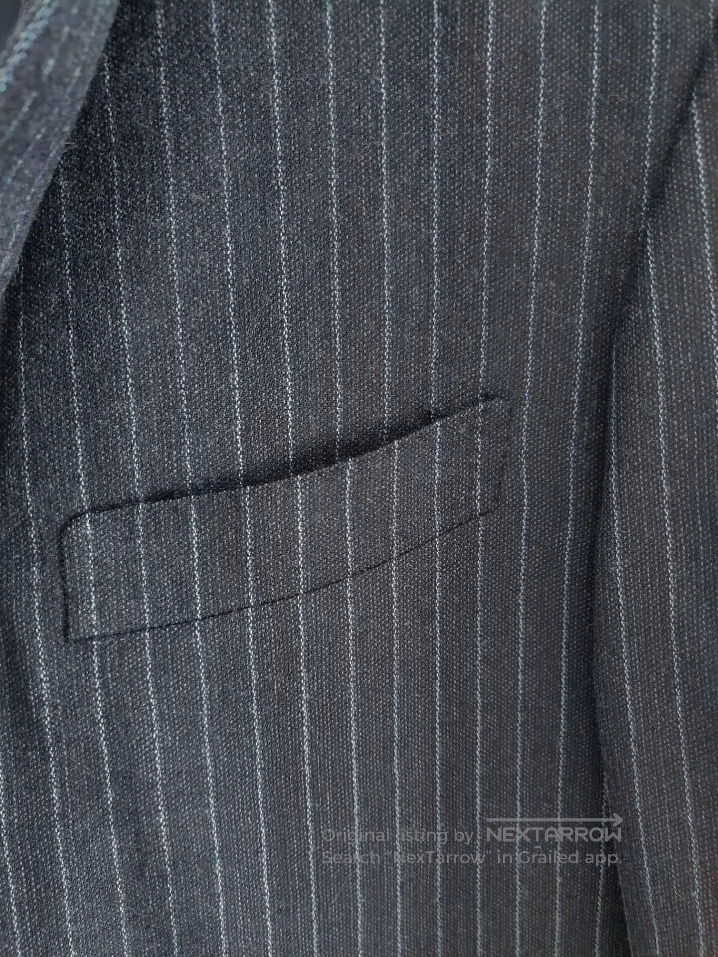 Ermenegildo Zegna Japanese Wool Pinstripe Suit Jacket. Size US M / EU 48-50 / 2 - 4 Thumbnail