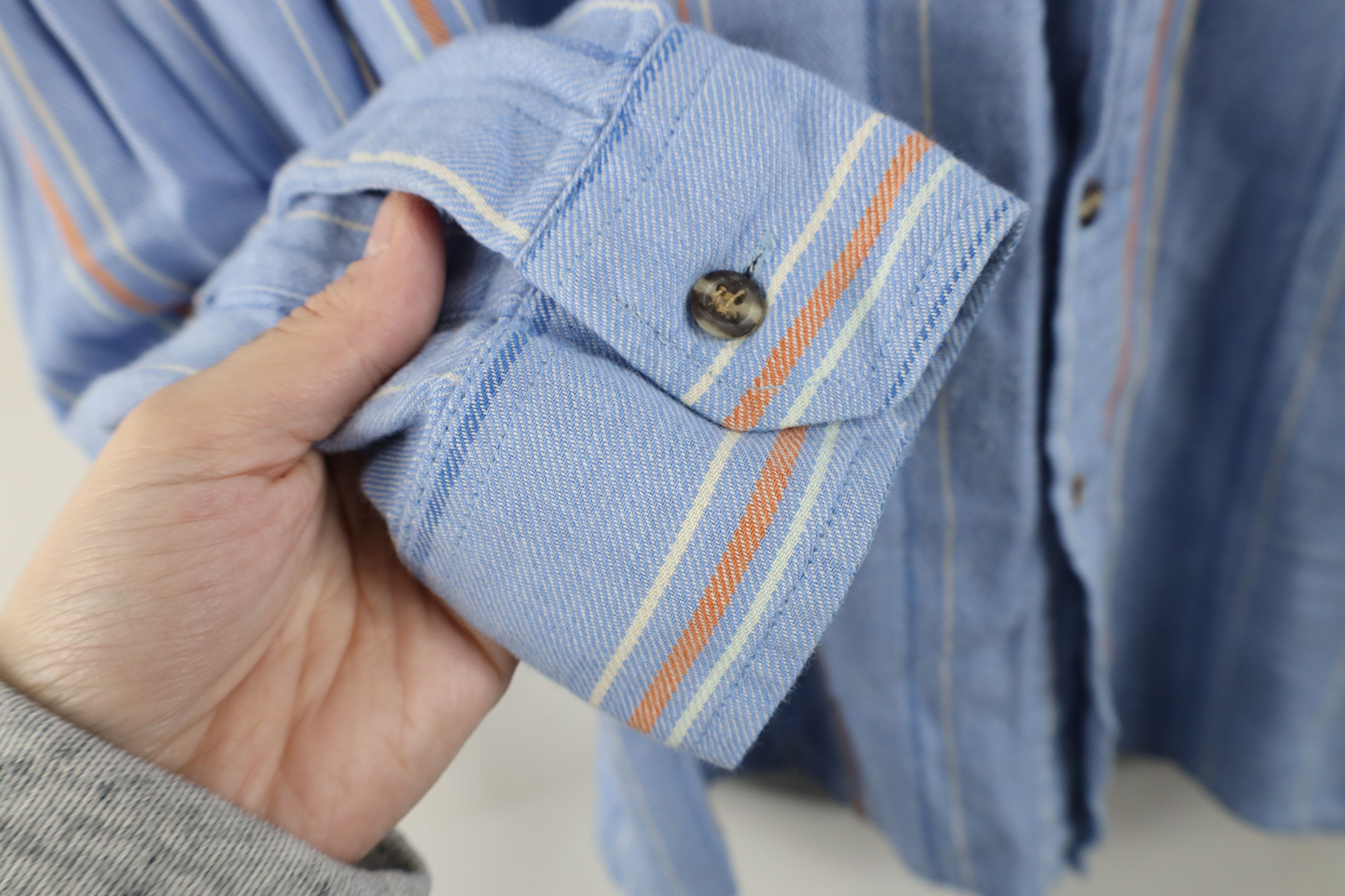 Vintage Vintage 90s Streetwear Collared Flannel Button Down Shirt Size US L / EU 52-54 / 3 - 7 Thumbnail