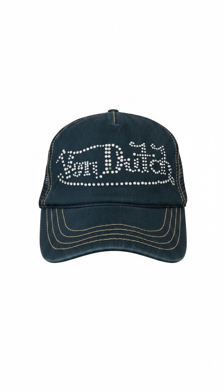 Von Dutch Y2K rhinestone trucker cap Size ONE SIZE - 2 Thumbnail