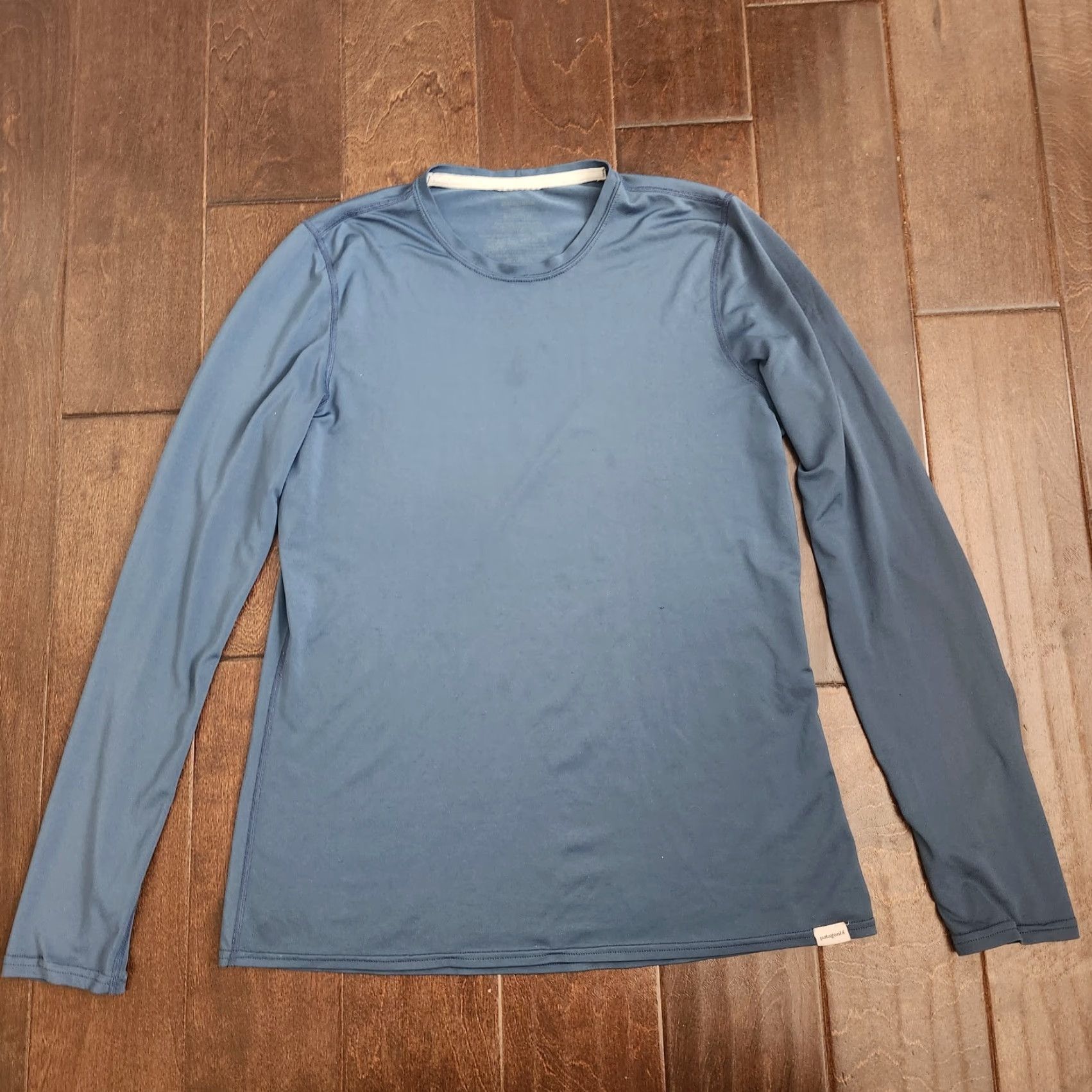 Patagonia Patagonia Women's Medium Long Sleeve Base Layer Performance Shirt Blue Size M / US 6-8 / IT 42-44 - 2 Thumbnail