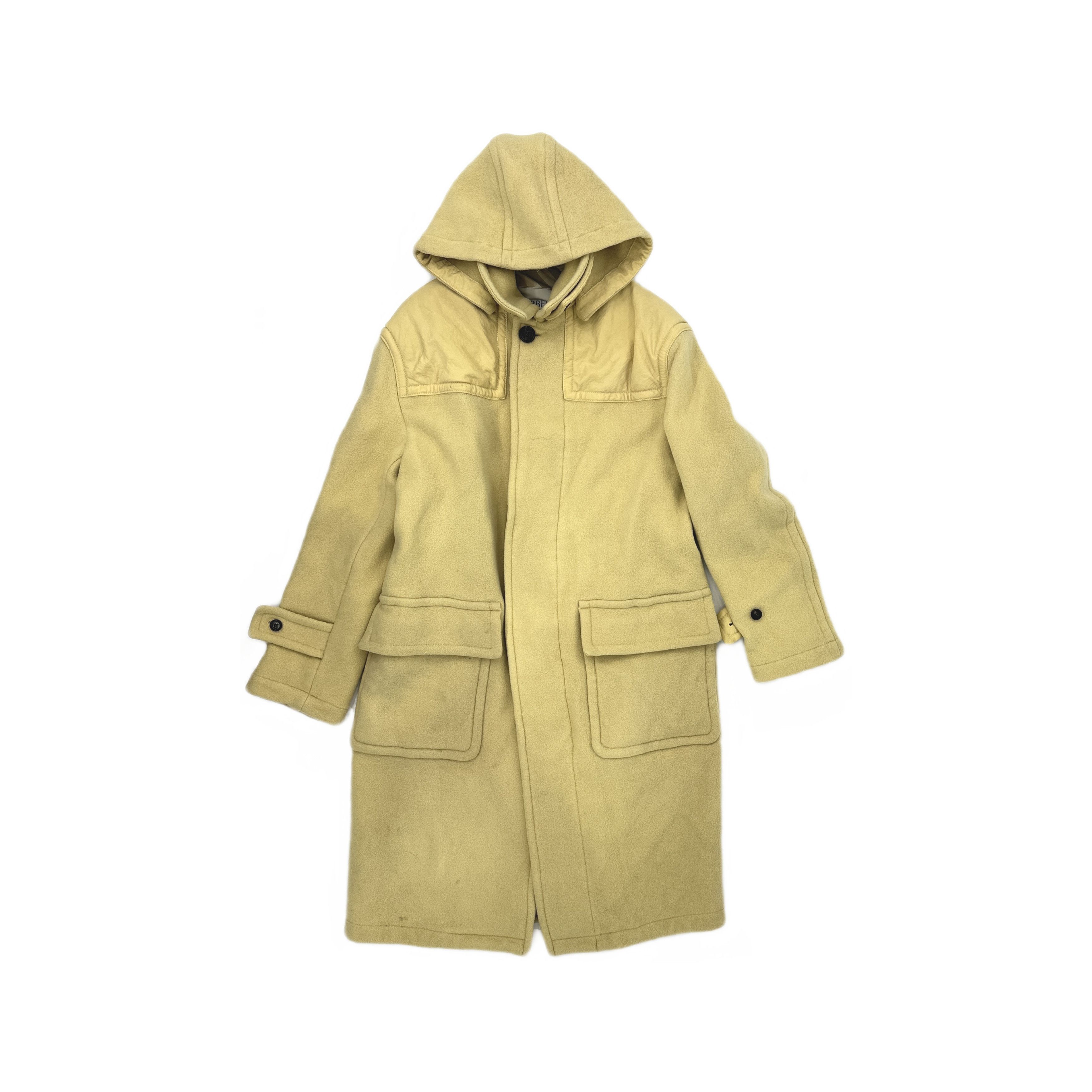 Burberry Burberry Wool Duffle Coat Yellow Size S Size US S / EU 44-46 / 1 - 1 Thumbnail