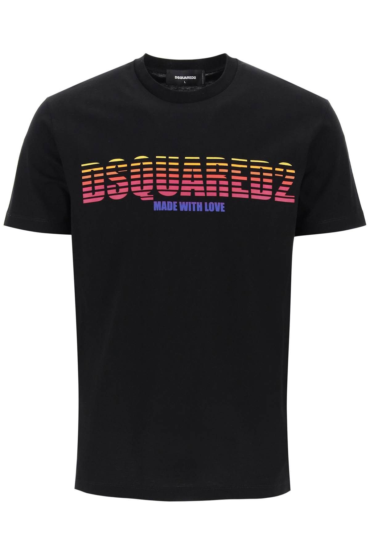 image of Dsquared2 "logoed Cool Fit T in Black, Men's (Size Small)