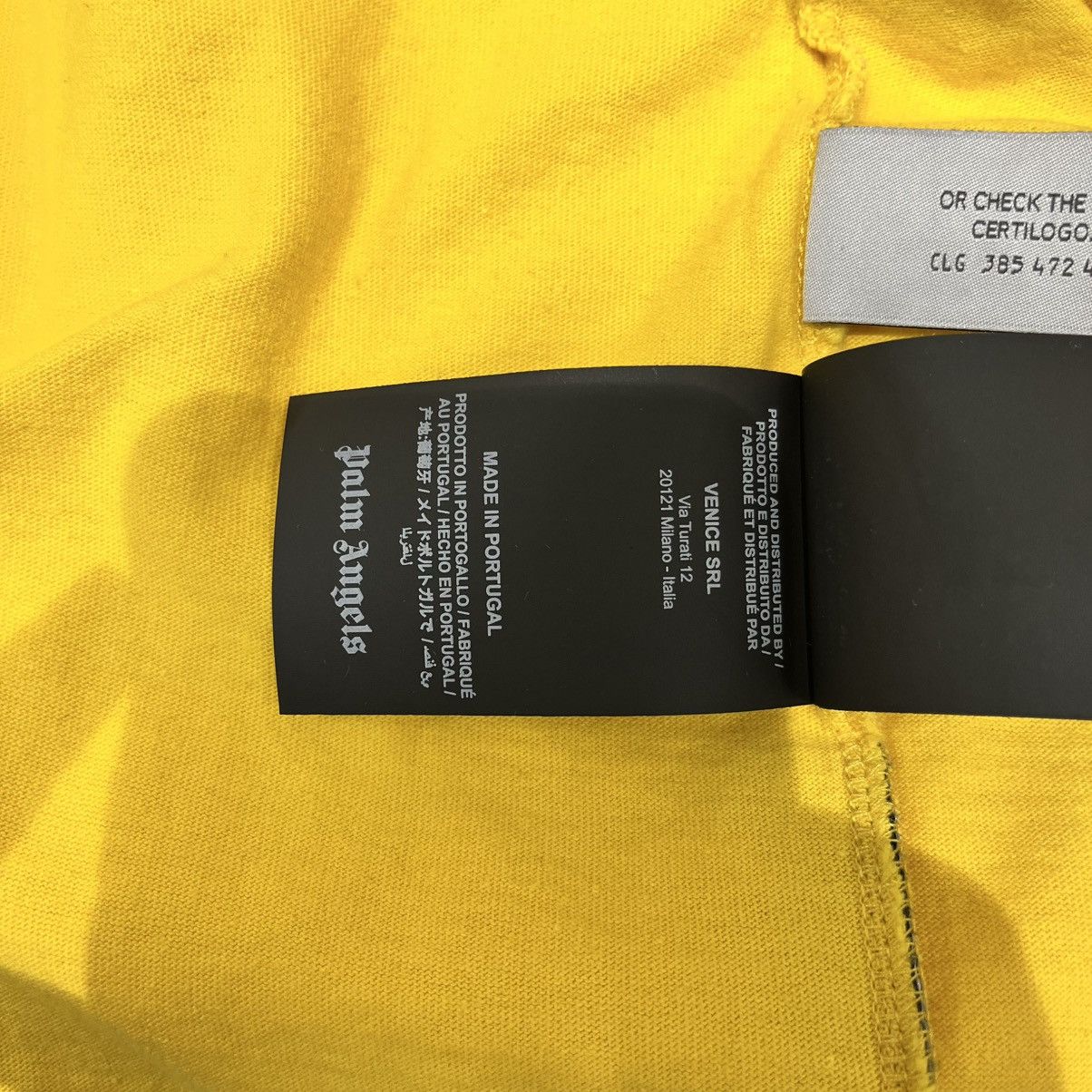 Palm Angels Palm Angels Tee Yellow Size US L / EU 52-54 / 3 - 12 Thumbnail