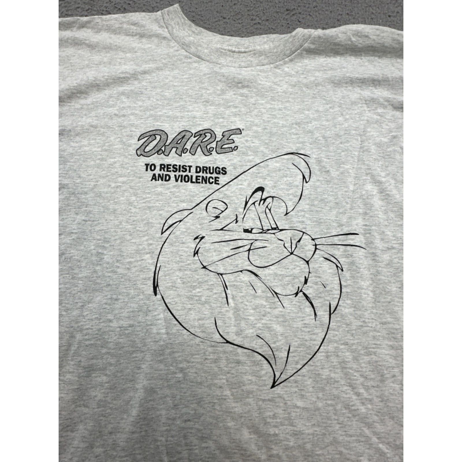 Fruit Of The Loom VINTAGE 90s Fruit of the Loom Shirt Adult XL Gray Nice Shape Size US M / EU 48-50 / 2 - 2 Thumbnail