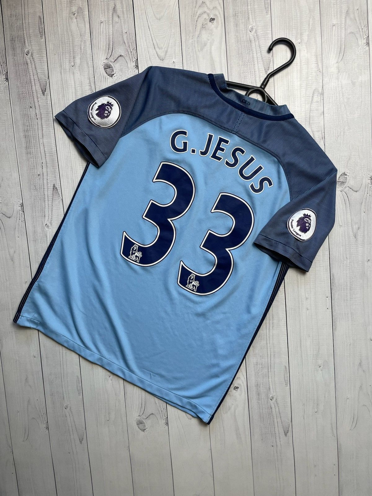 Vintage Vintage Nike Manchester City 33 Jesus soccer jersey size Xs Size US XS / EU 42 / 0 - 1 Thumbnail