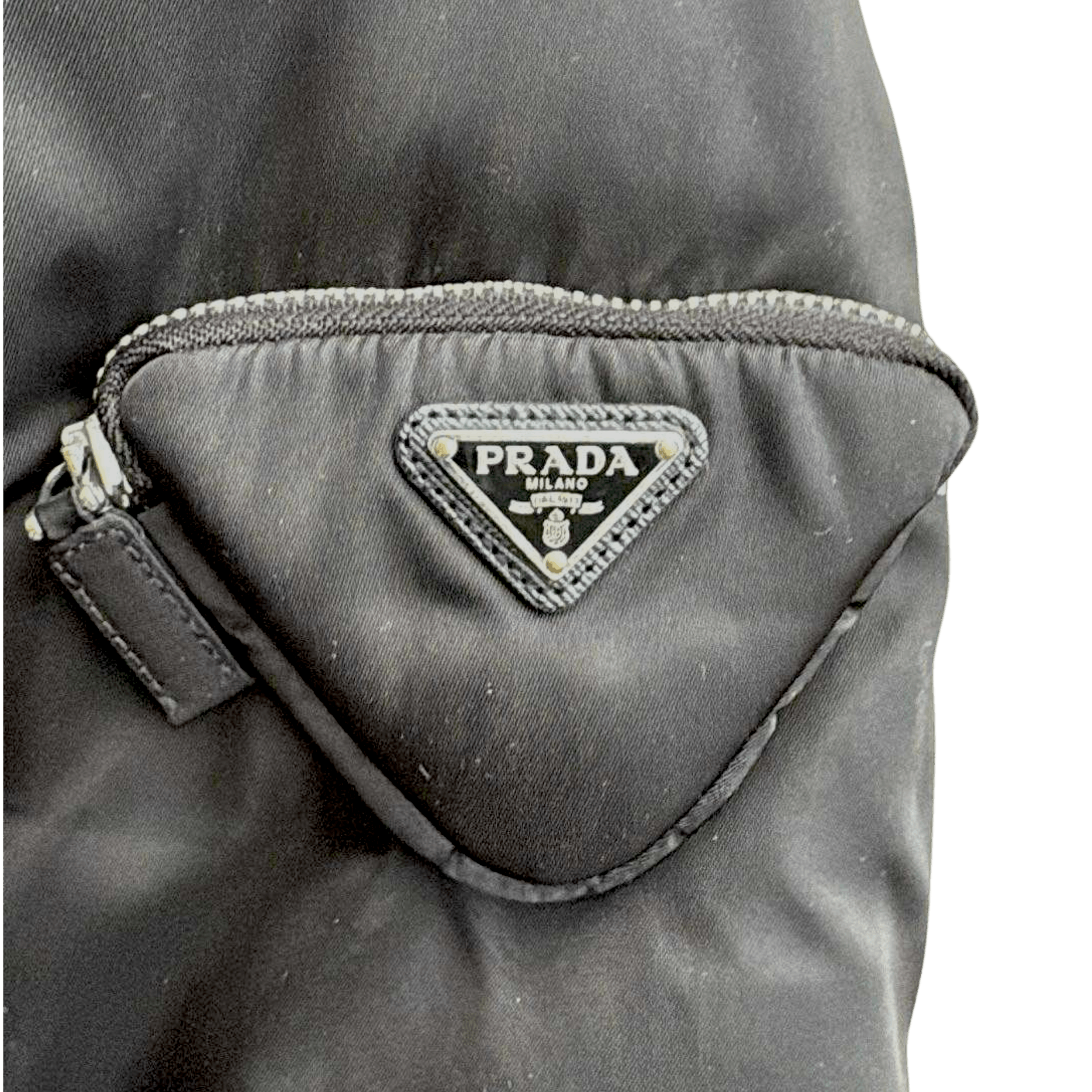 Prada Prada by Raf Simons Black Logo Re-Nylon Bomber Size US S / EU 44-46 / 1 - 4 Thumbnail