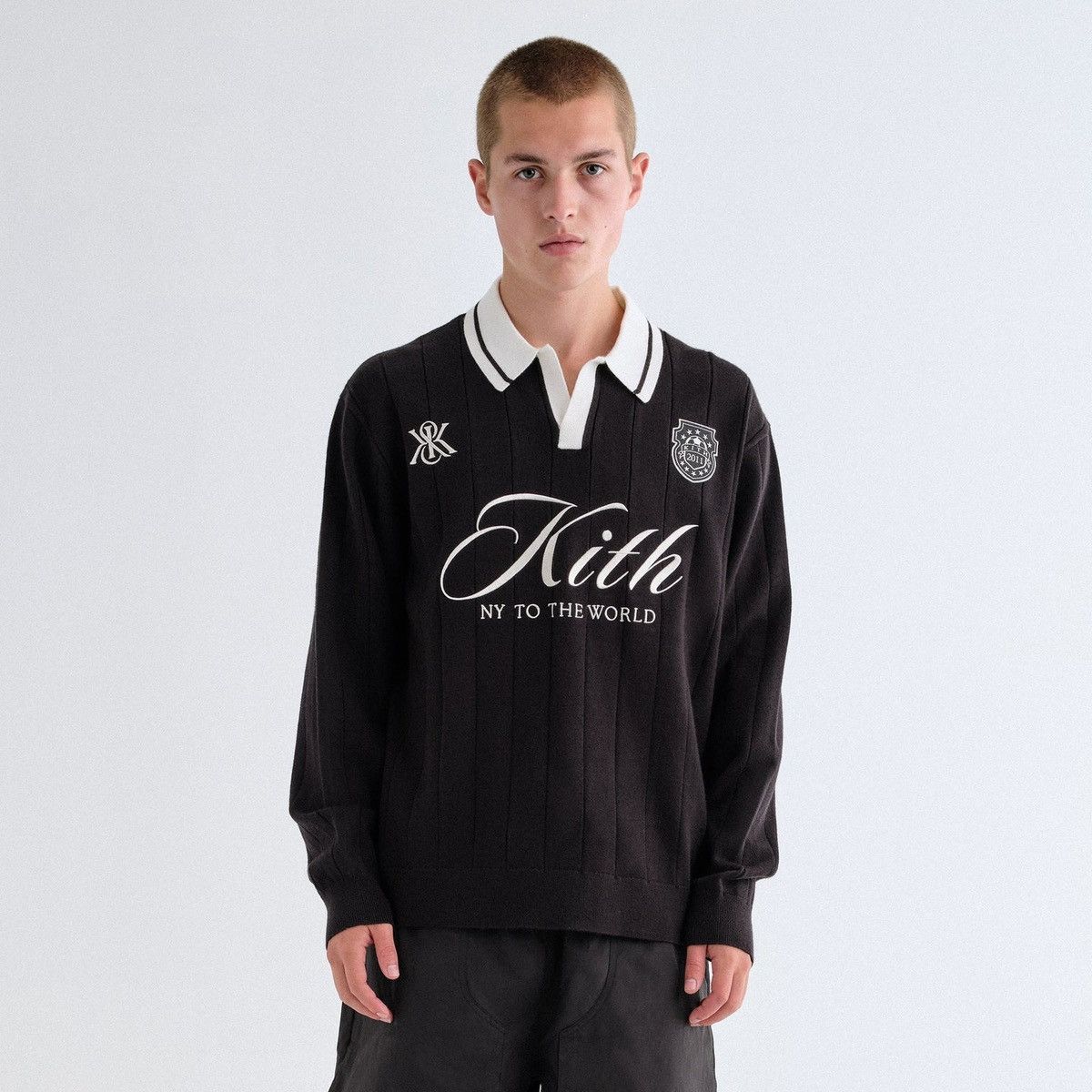 Kith Kith Rugby Pullover Sweater in Black Viscose XL Size US XL / EU 56 / 4 - 2 Thumbnail