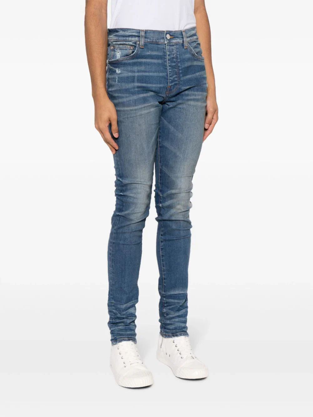 Amiri o1gr1nt0325 Stack Jeans in River Indigo Size US 34 / EU 50 - 2 Thumbnail