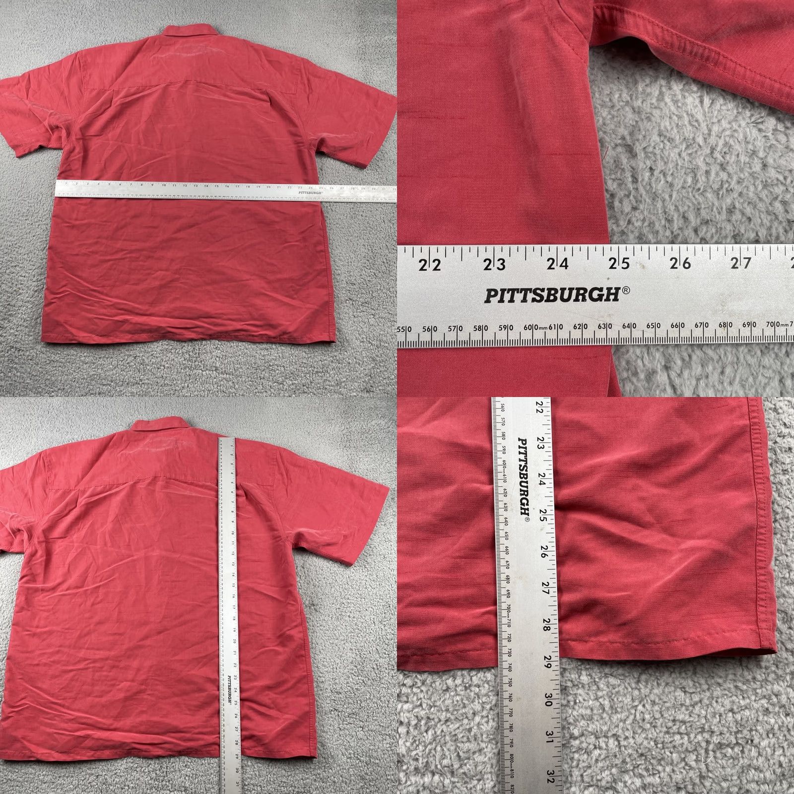 Vintage VINTAGE Bamboo Cay Mens L Button-Up Shirt Short Sleeve Red Rayon Palm Size US L / EU 52-54 / 3 - 9 Thumbnail