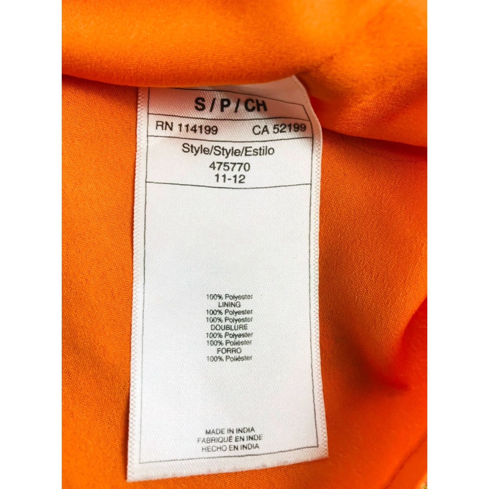 Vintage Roxy Knife Pleated A-Line Mini Skirt Women's Size Small Orange Floral Print Skirt Size 28" / US 6 / IT 42 - 7 Thumbnail