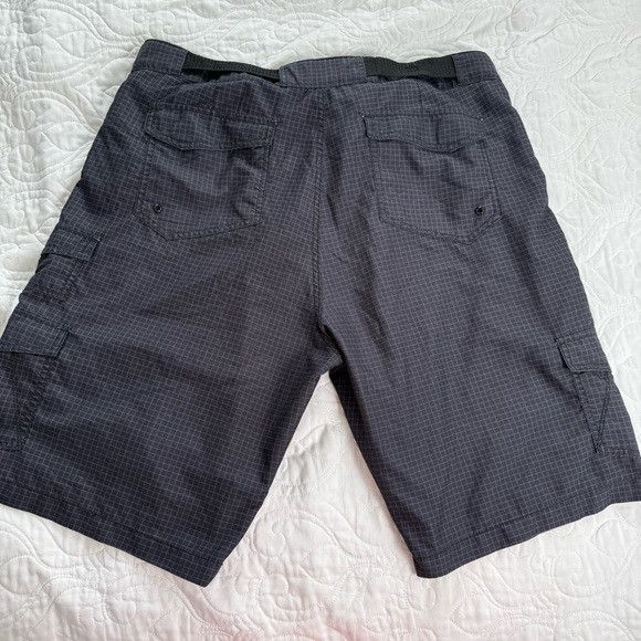 Other Men's Black Belted Performance Cargo Shorts Size US 26 / EU 42 - 2 Thumbnail
