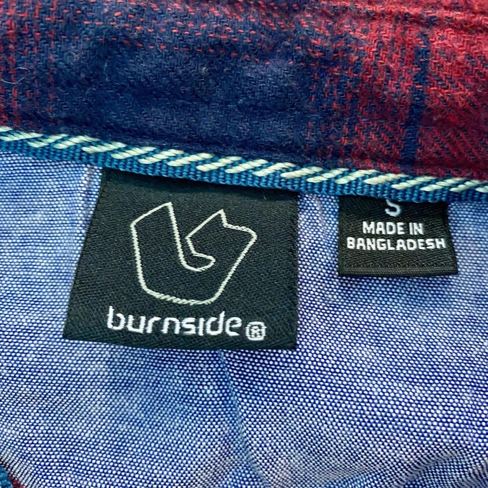 Burnside Burnside Red Blue Plaid Flannel Shirt Mens Small Womens M Size US S / EU 44-46 / 1 - 10 Thumbnail