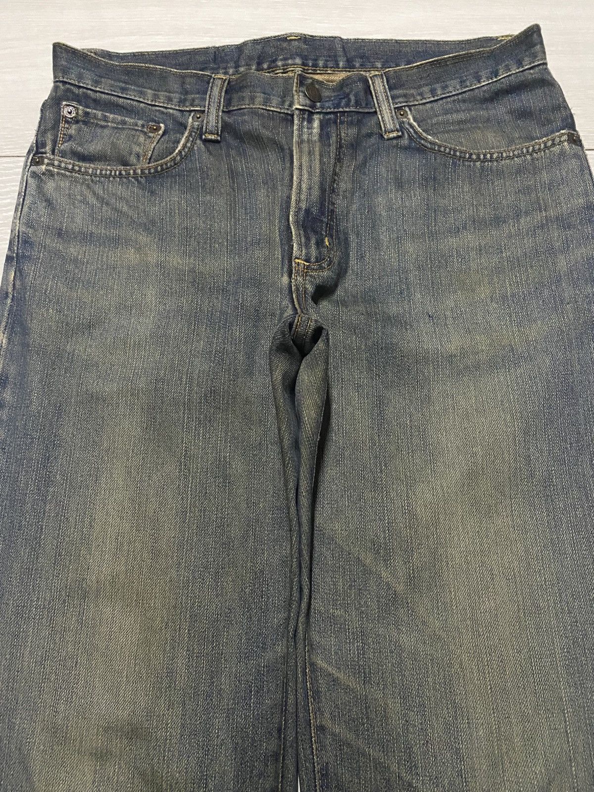 Junya Watanabe Edwin 403 International Basic Mud Wash Loose Jeans Size US 33 - 3 Thumbnail
