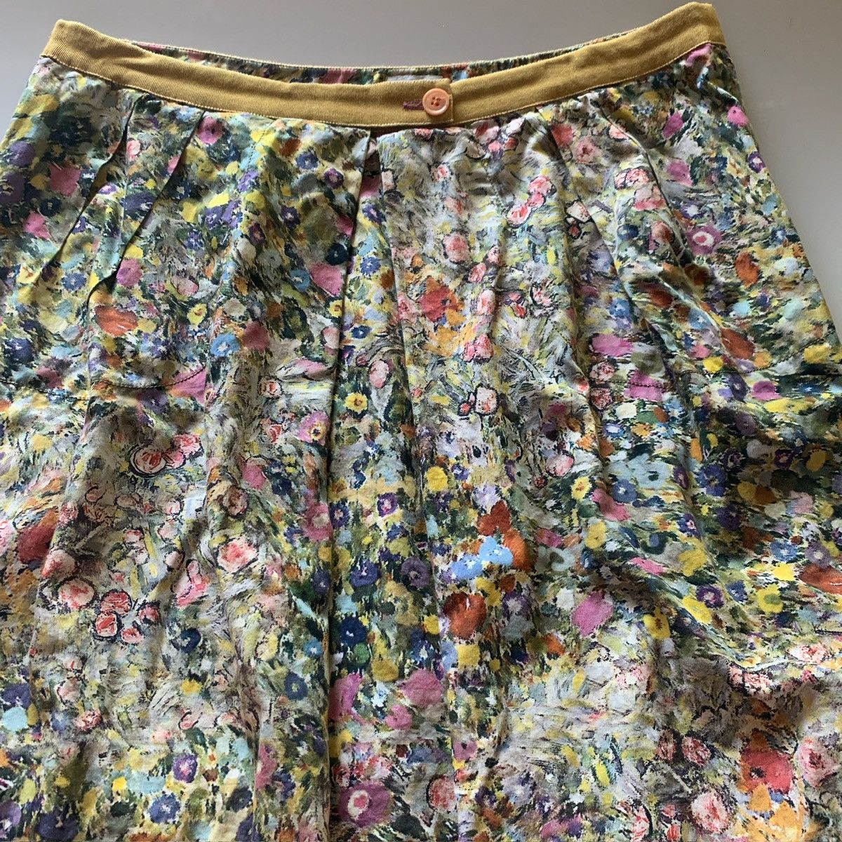 Alberta Ferretti Philosophy 🇮🇹 di Alberta Ferretti Floral G.Klimt Summer Skirt Size 34" / US 12 / IT 48 - 2 Thumbnail