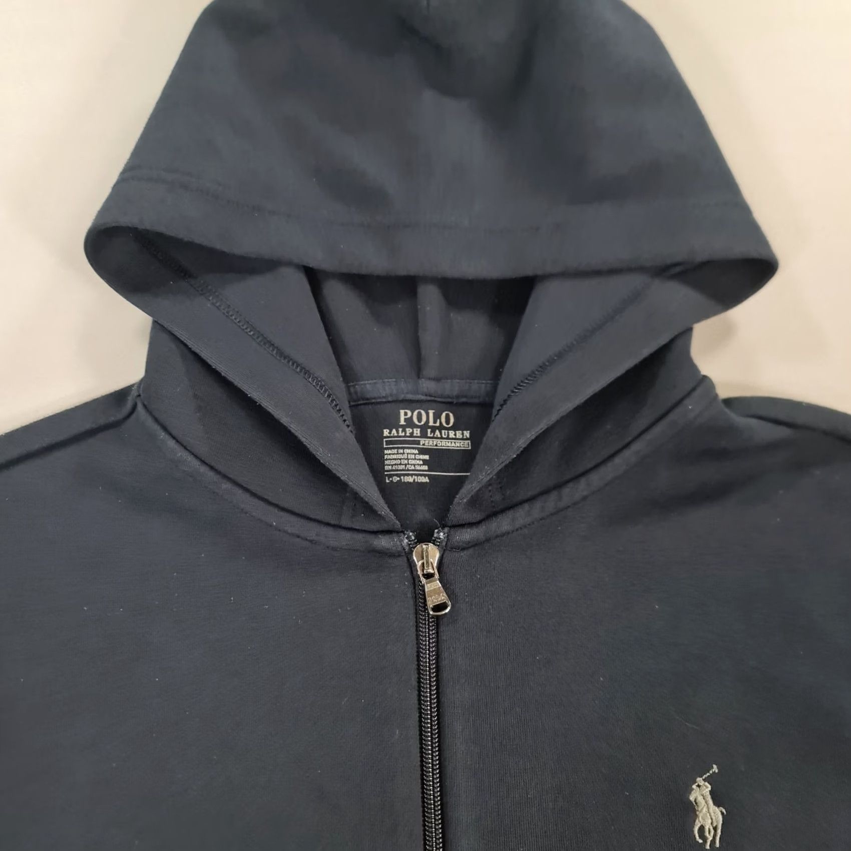 Polo Ralph Lauren Polo Ralph Lauren Mens Hoodie Navy Blue Large Tech Double Knit Performance Full Zip Hoodie Size US L / EU 52-54 / 3 - 2 Thumbnail