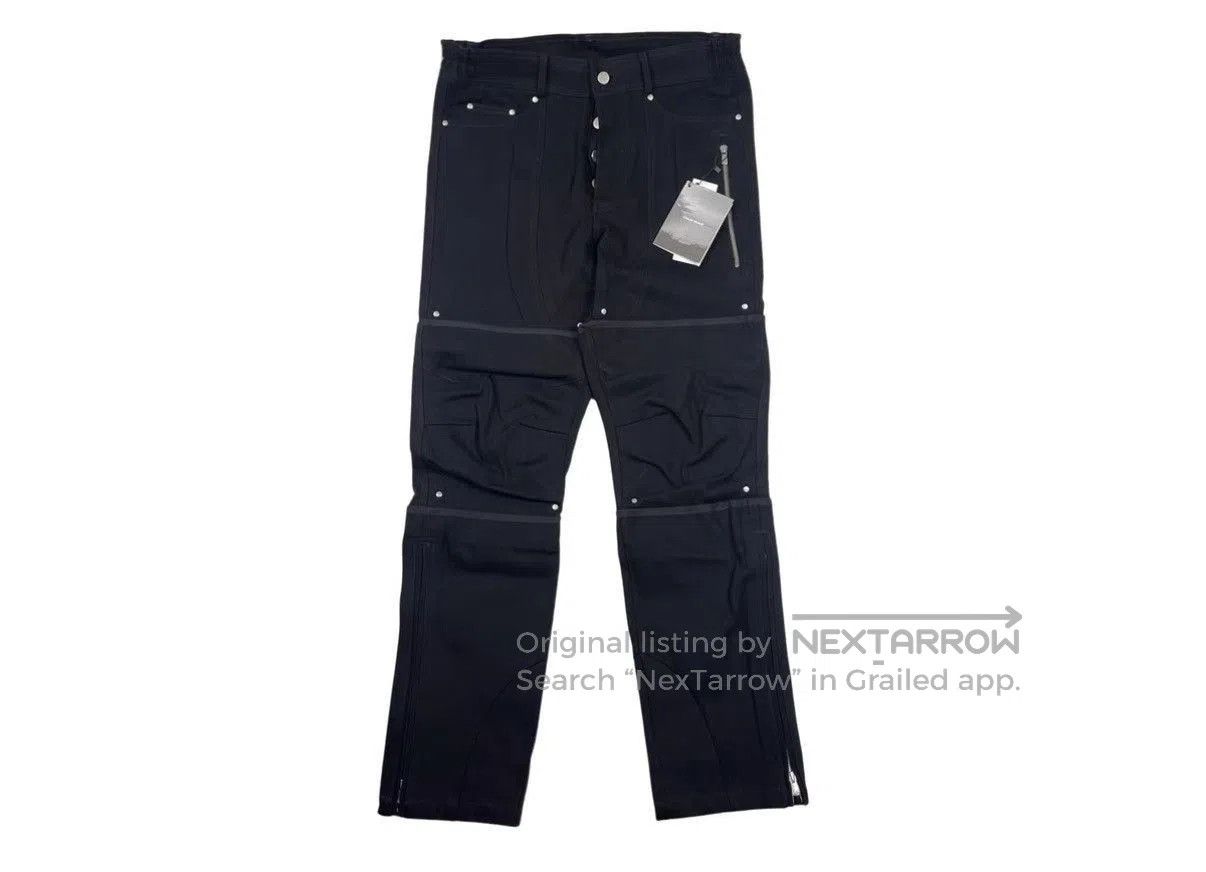 By Far Black Casual Pants with Zip Details - Size 32. Size US 32 / EU 48 - 1 Thumbnail