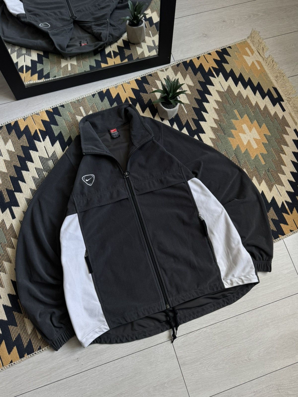 Nike Vintage Nike Full Zip Fleece Y2K Jacket Size US L / EU 52-54 / 3 - 2 Thumbnail