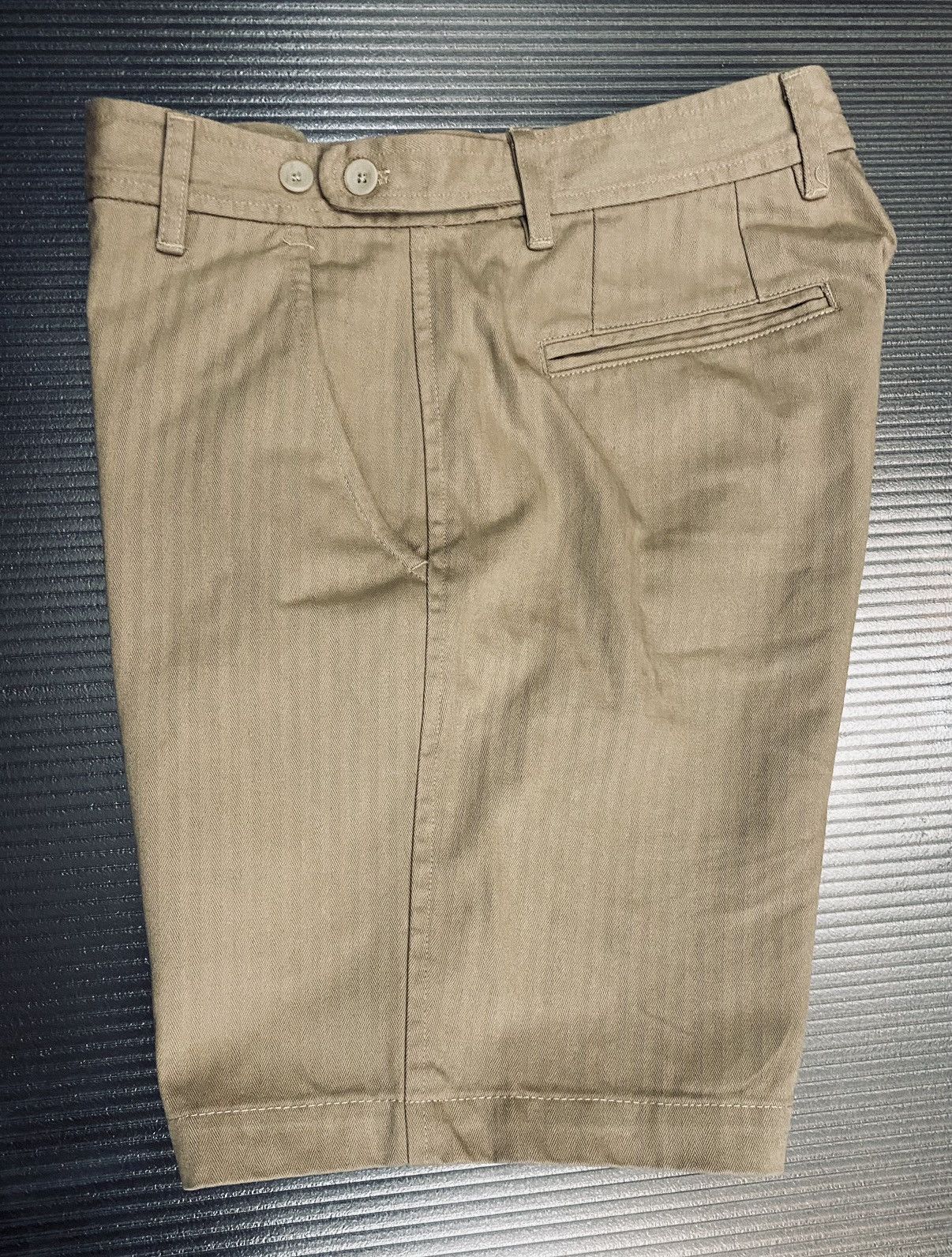 Corridor Corridor NY 🇺🇸 brown herringbone camp shorts made in USA 30 Size US 30 / EU 46 - 8 Thumbnail