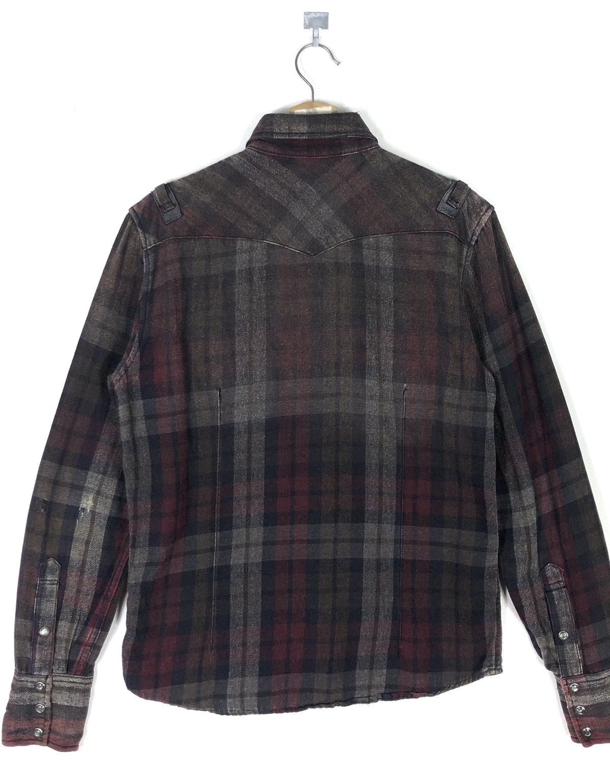 PPFM RARE🔥PPFM WESTERN PUNK CARGO BUTTON FLANNEL SHIRT JACKET Size US M / EU 48-50 / 2 - 8 Thumbnail