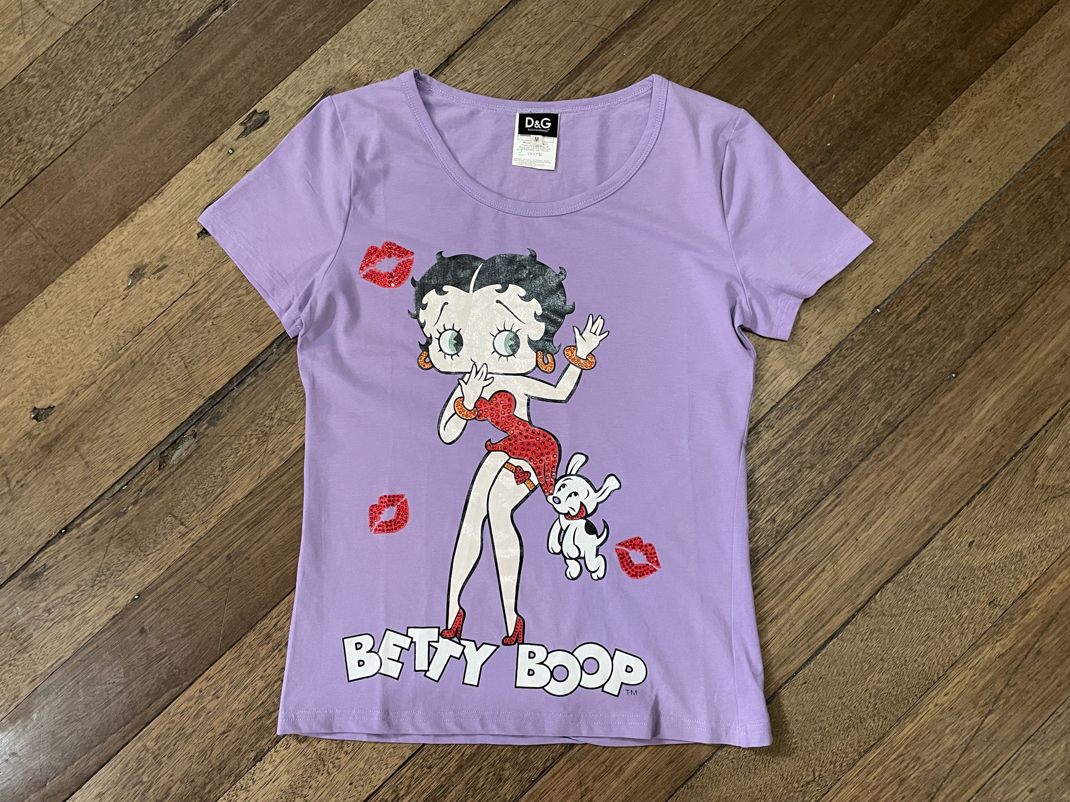 Dolce & Gabbana Dolce & Gabbana Betty Boop Tee Size M / US 6-8 / IT 42-44 - 1 Thumbnail