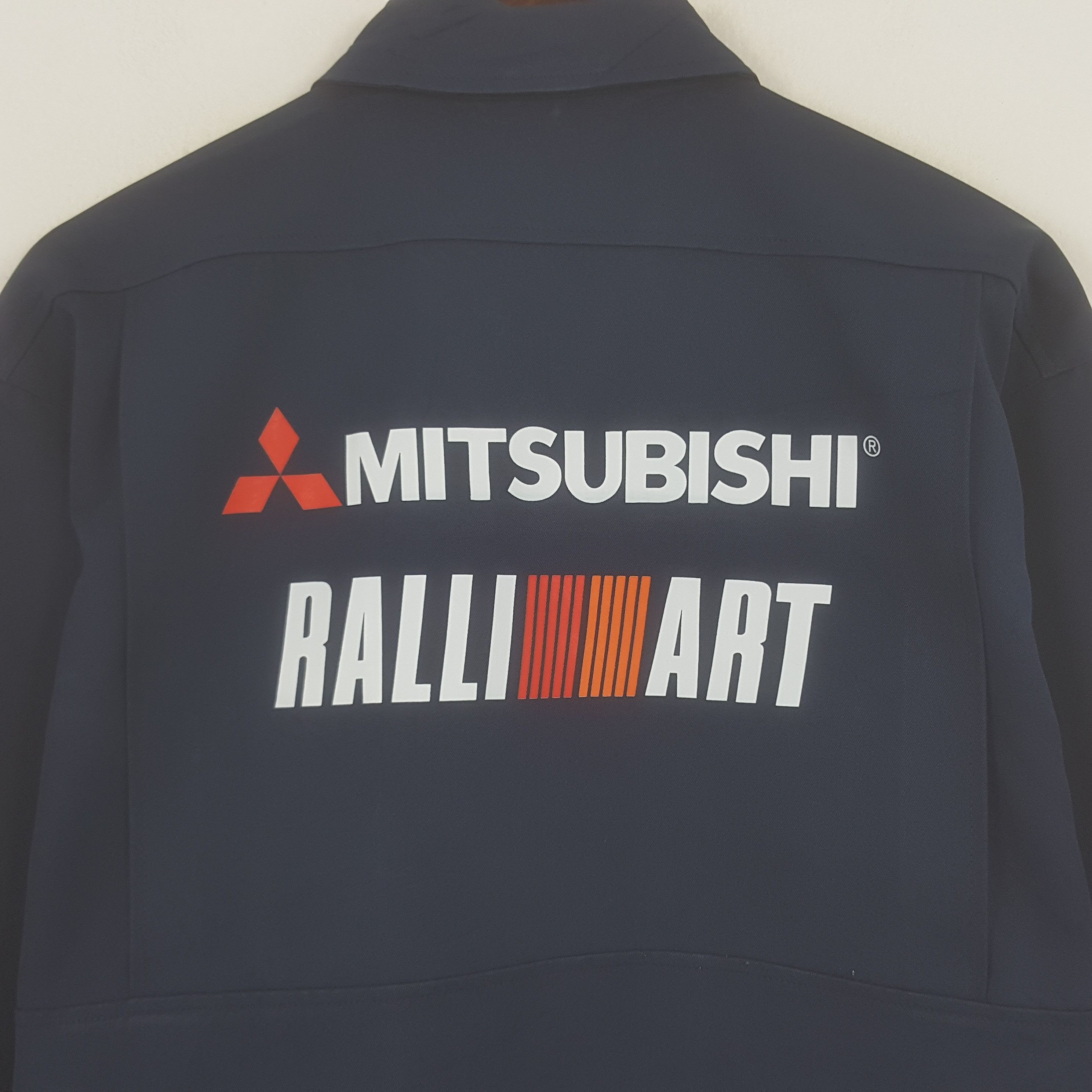 Japanese Brand × Uniform Wares × Vintage Vintage Mitsubishi Ralli Art Racing Custom Uniform Jacket Size US L / EU 52-54 / 3 - 2 Thumbnail