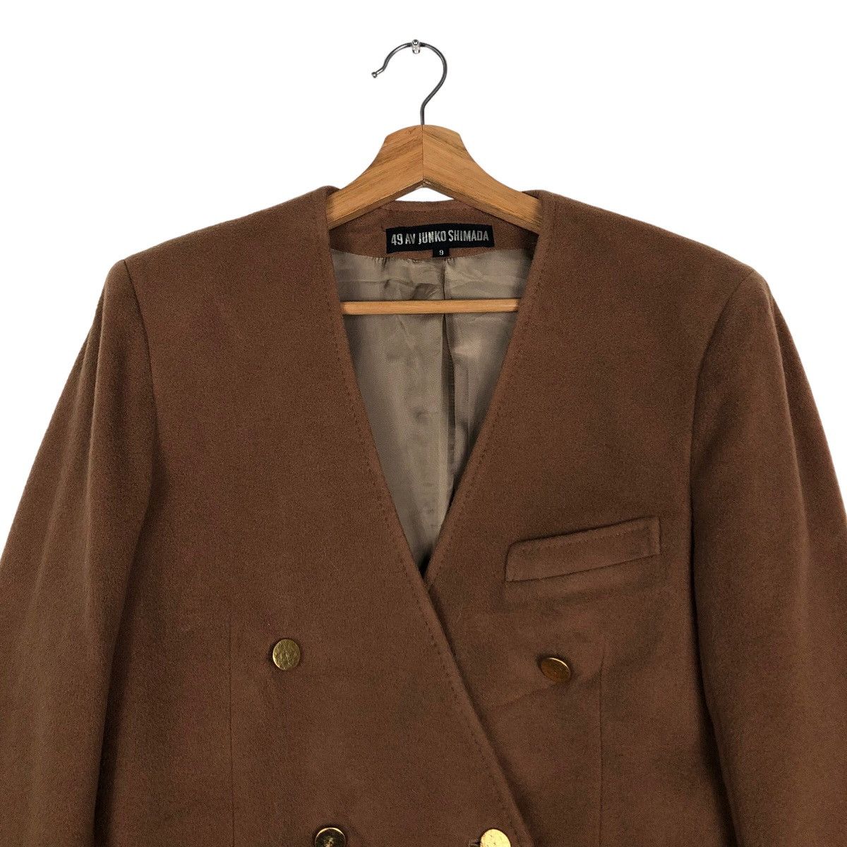 Japanese Brand 🔥Wool Herringbone Jacket 49 AV Junko Shimada Japan Size US M / EU 48-50 / 2 - 3 Thumbnail