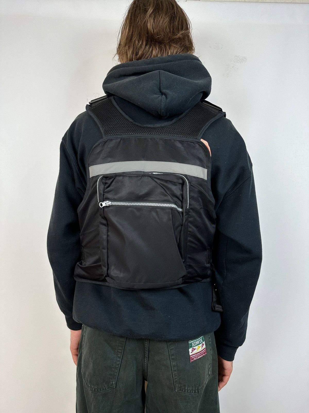 Japanese Brand Multipocket Cargo Utility Vest Y2K Size US XL / EU 56 / 4 - 2 Thumbnail