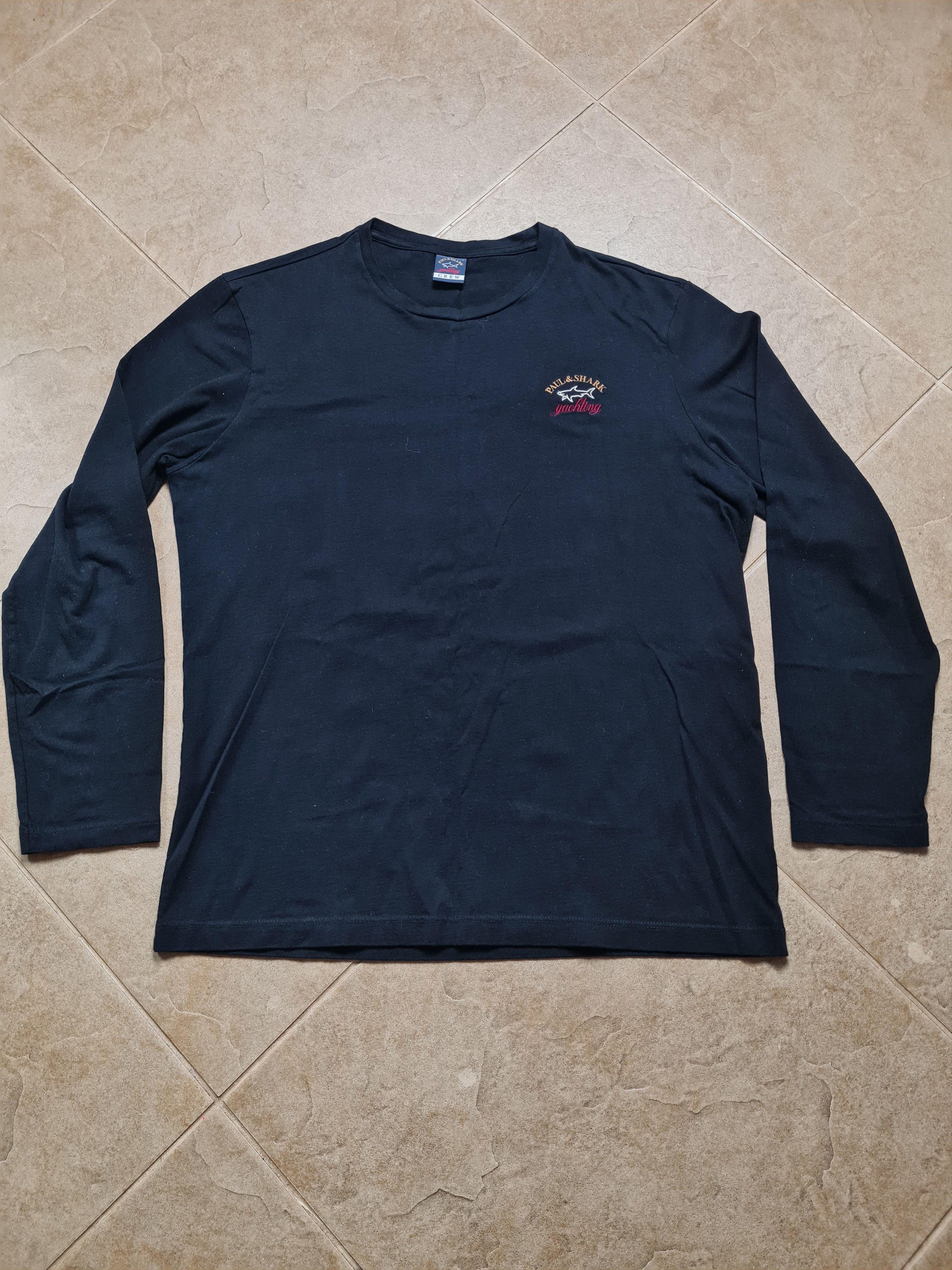Paul & Shark Paul & Shark Long Sleeve T Shirt Black Italy Logo Size L Size US L / EU 52-54 / 3 - 4 Thumbnail
