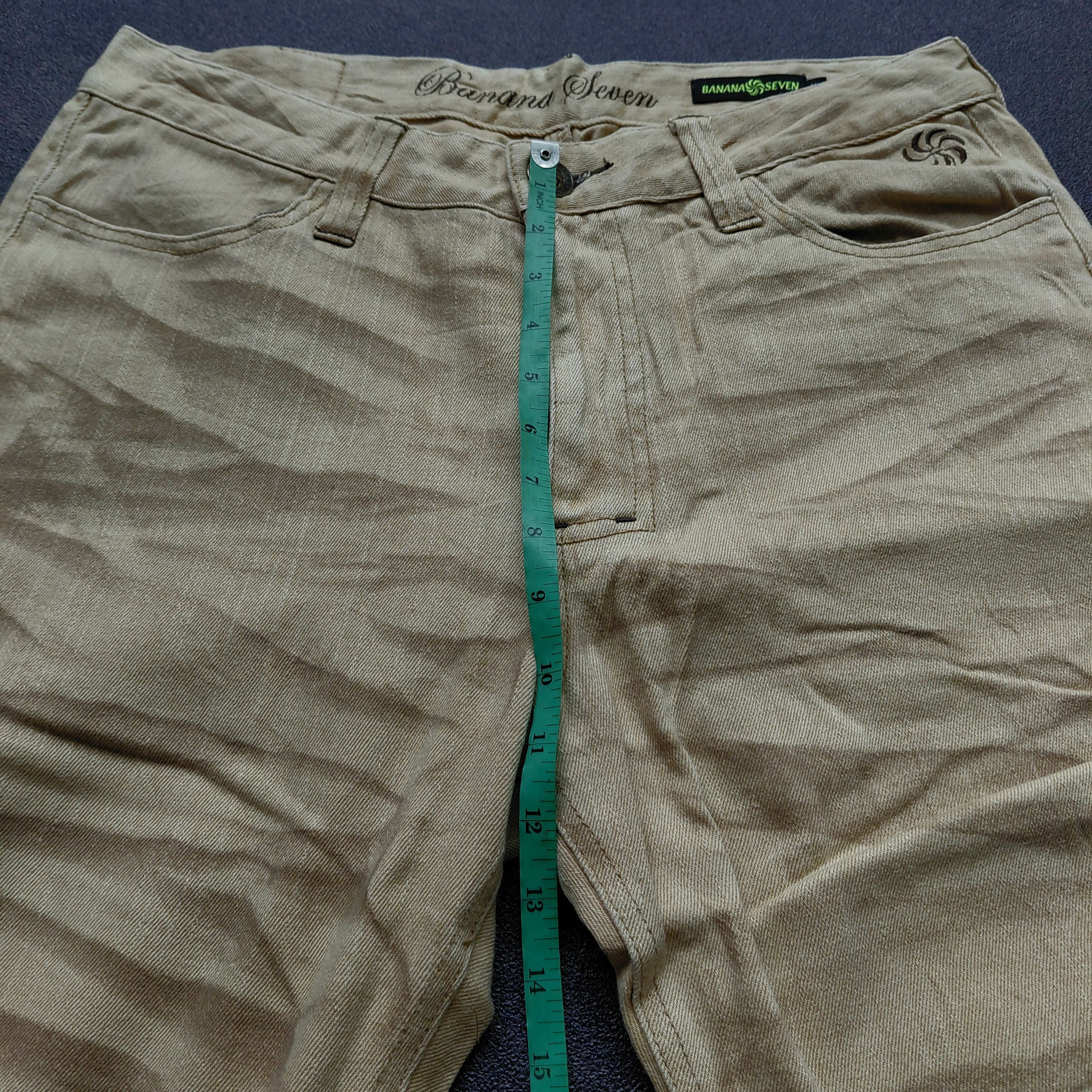 Japanese Brand Y2k Vintage Banana Seven Acid Wash Pants Size US 35 - 15 Thumbnail