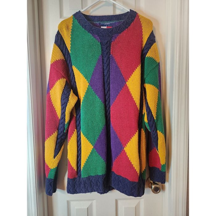 Tommy hilfiger multicolor outlet sweater