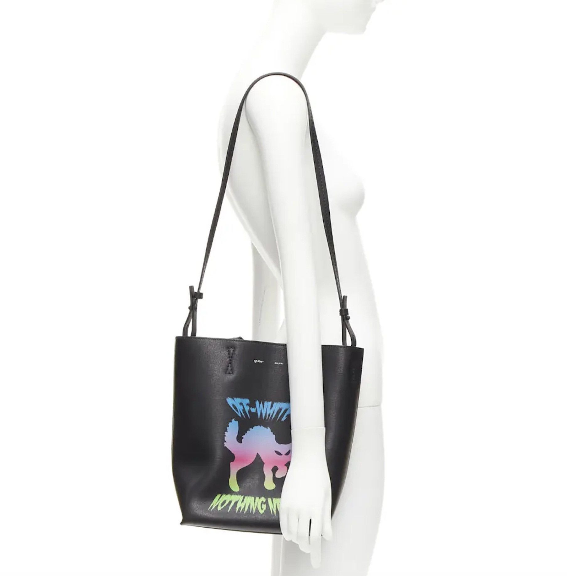 Off-White Off-White Leather Bag NOTHING NEW in Black Size ONE SIZE - 12 Thumbnail