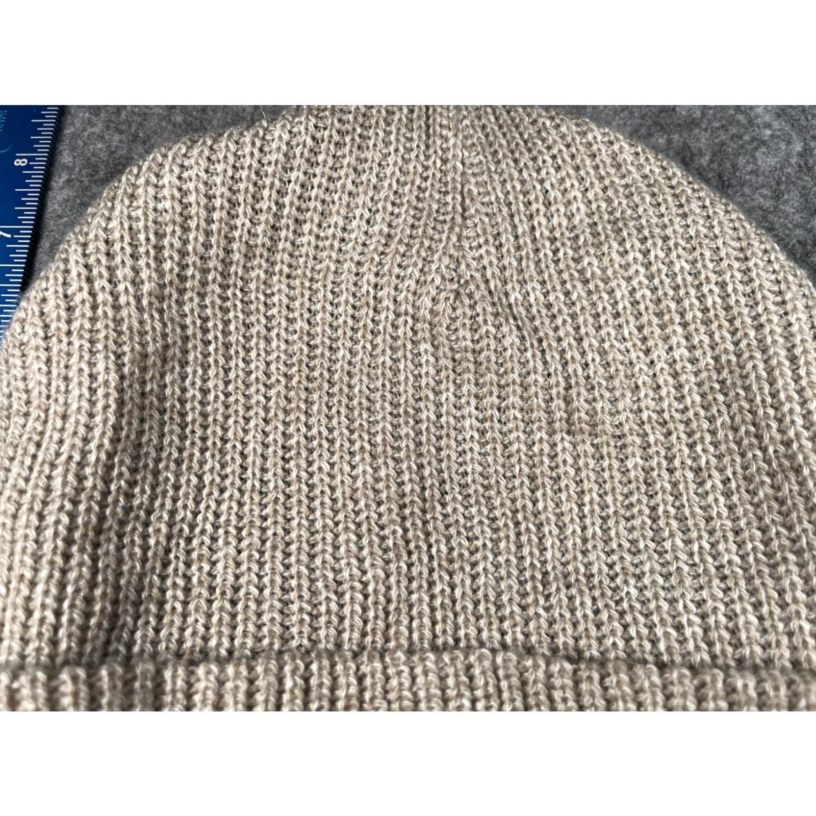 Levi's Levi Strauss & Co Beanie Toque Adult One Size Gray Acrylic Polyester Lined Ski Beanie Size ONE SIZE - 3 Thumbnail