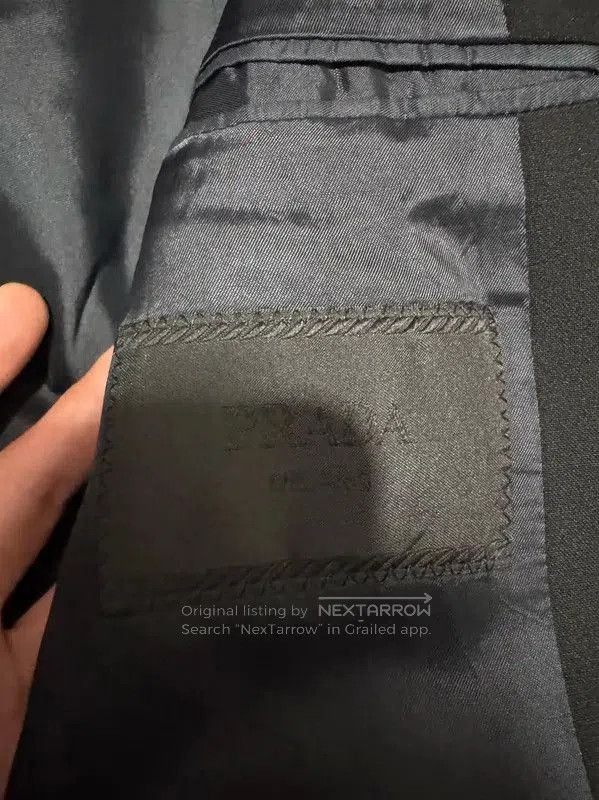 Prada Prada Wool Men's Black Blazer. Size US M / EU 48-50 / 2 - 3 Thumbnail