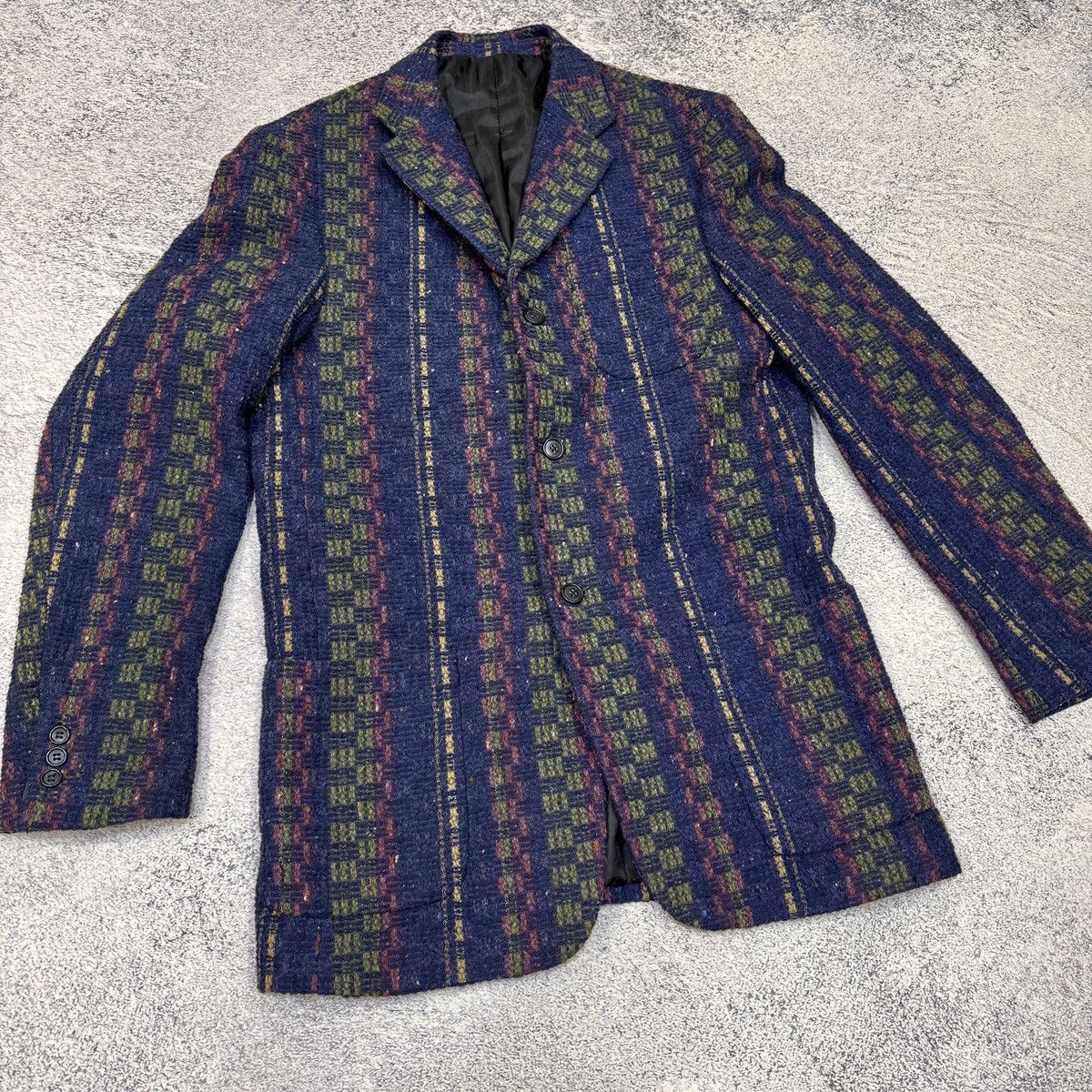 Other Michel Axel Paris 100% Lana Wool Mens Blazer Sport Coat 50R Size 50R - 7 Thumbnail