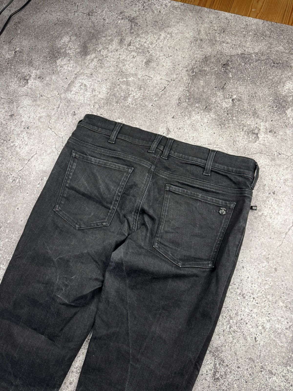 Bally Vintage Bally Y2K Opium Black Zip jeans Luxury Very Rare Size 30" / US 8 / IT 44 - 10 Thumbnail
